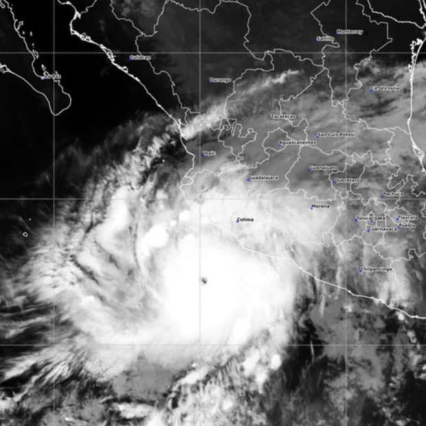 Imagen de satélite de Simon