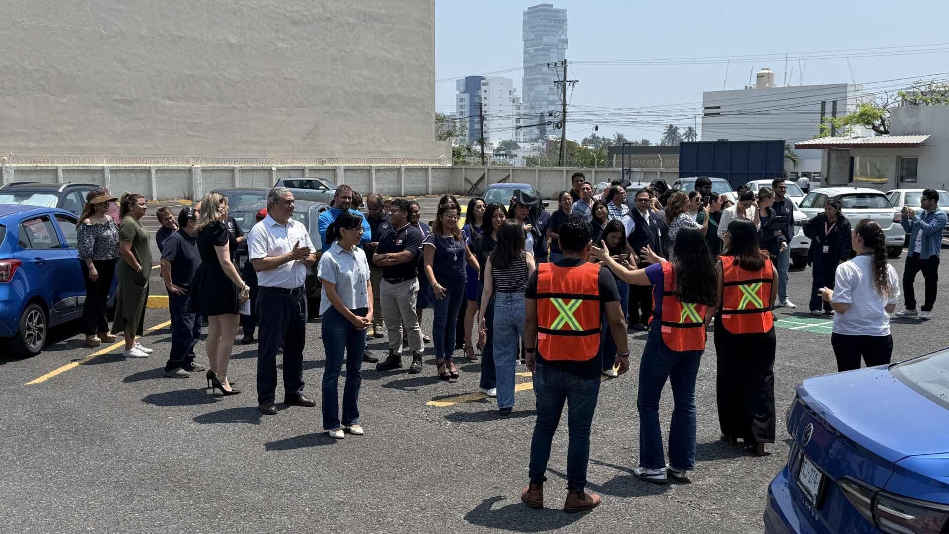 Simulacro nacional en Veracruz