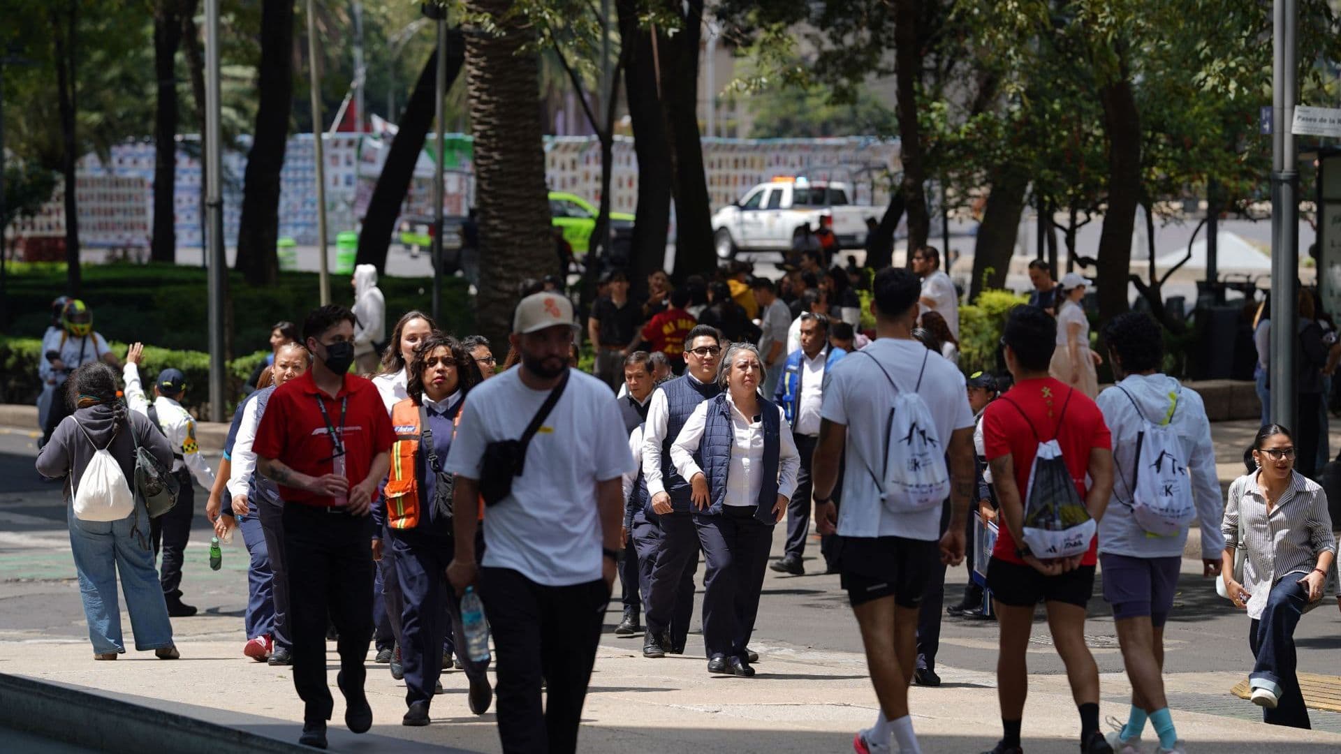 Evacuación por el segundo Simulacro Nacional 2026