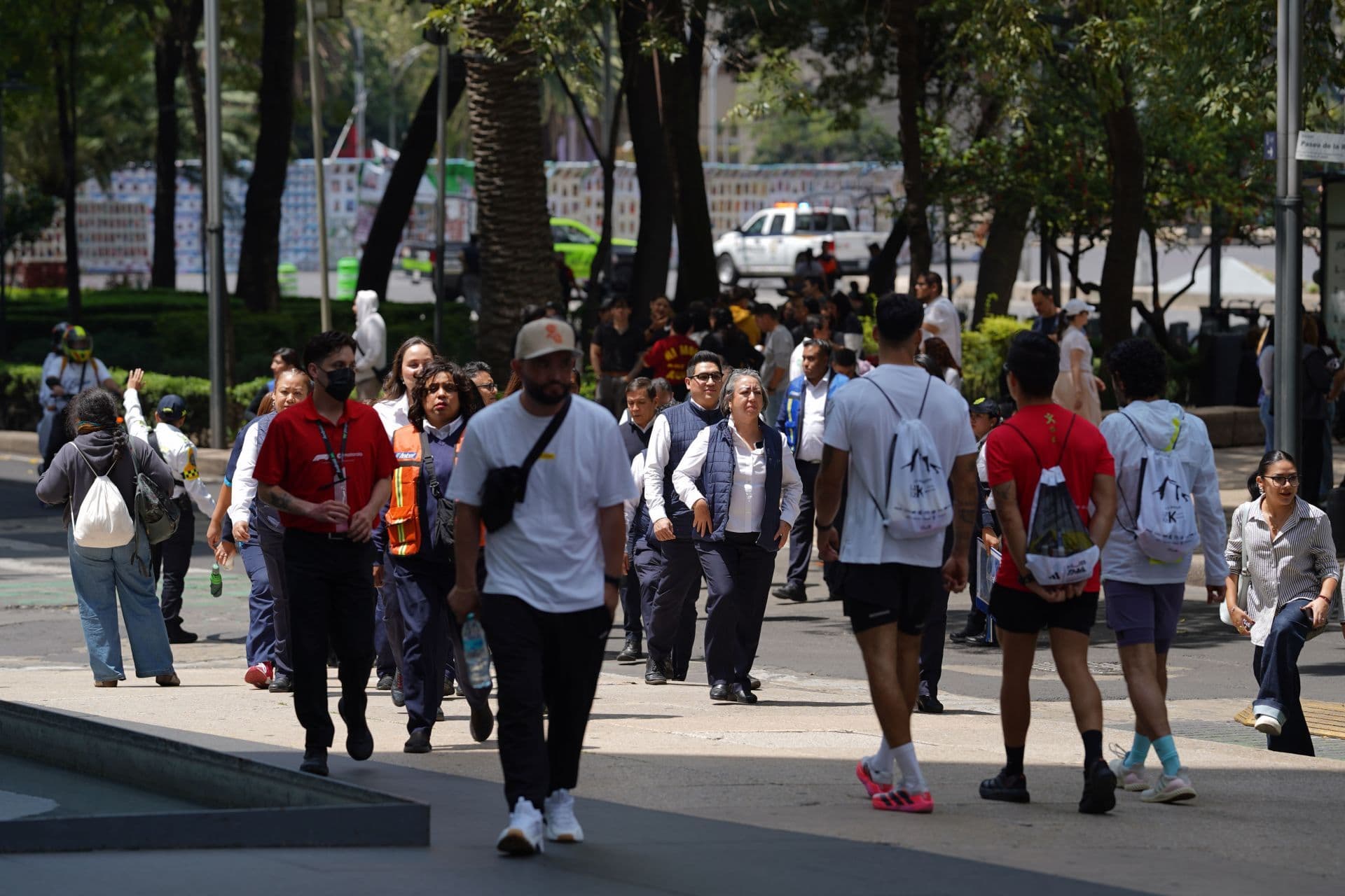 Evacuación por el segundo Simulacro Nacional 2026