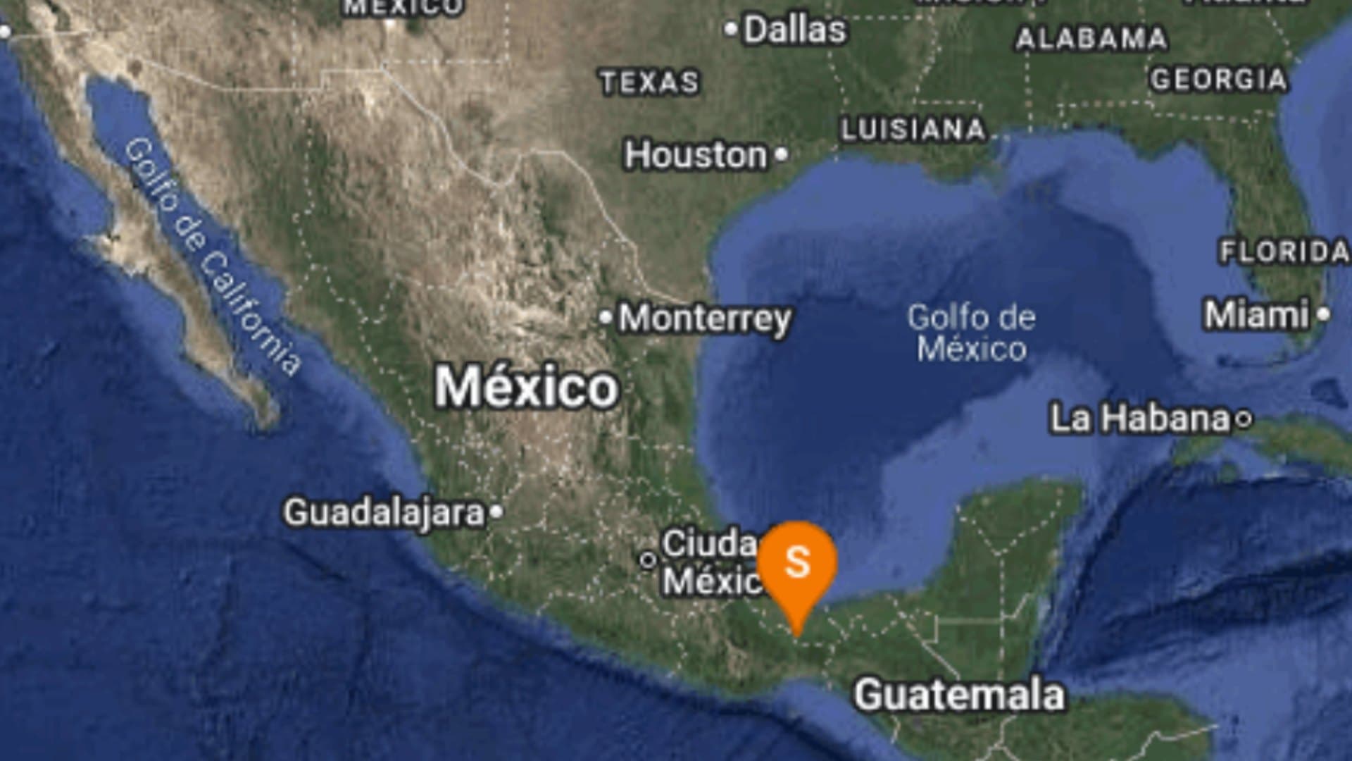 Sismo sorprende a habitantes de Sayula de Alemán hoy en el sur de Veracruz