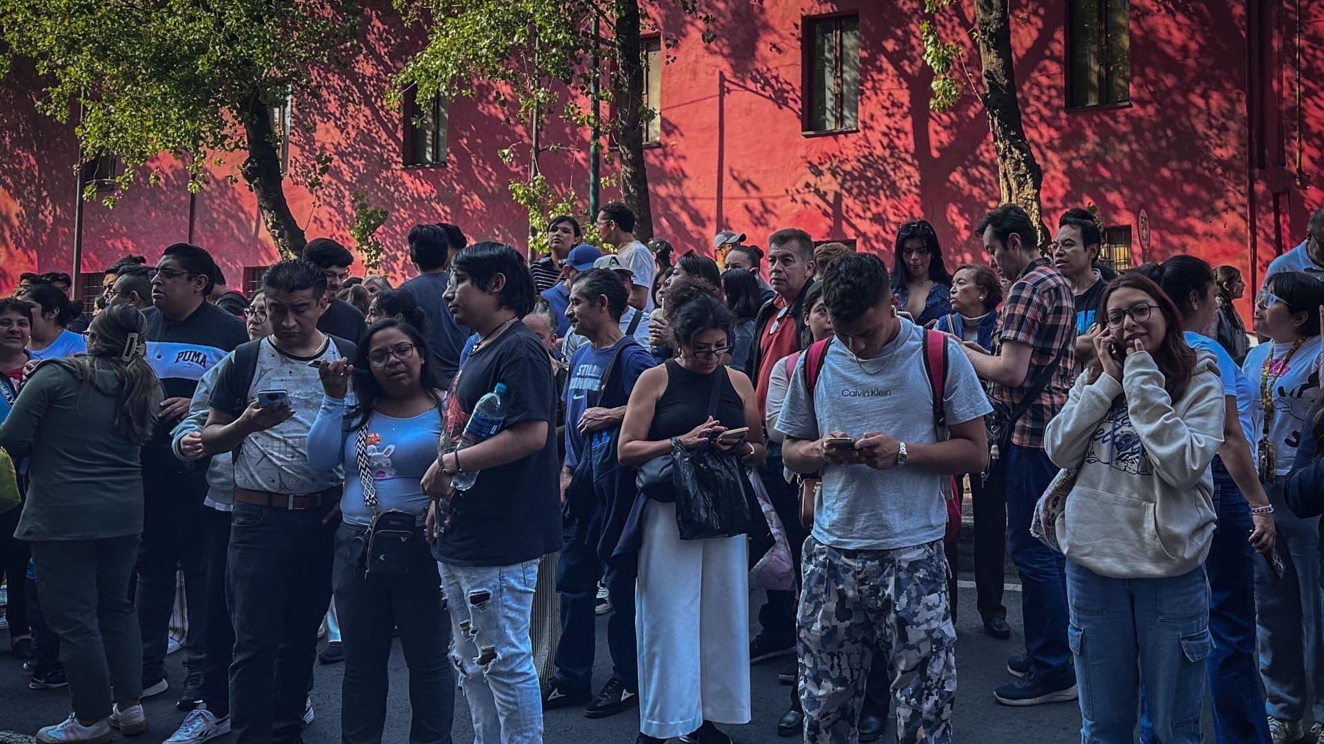Evacuación por sismo en CDMX