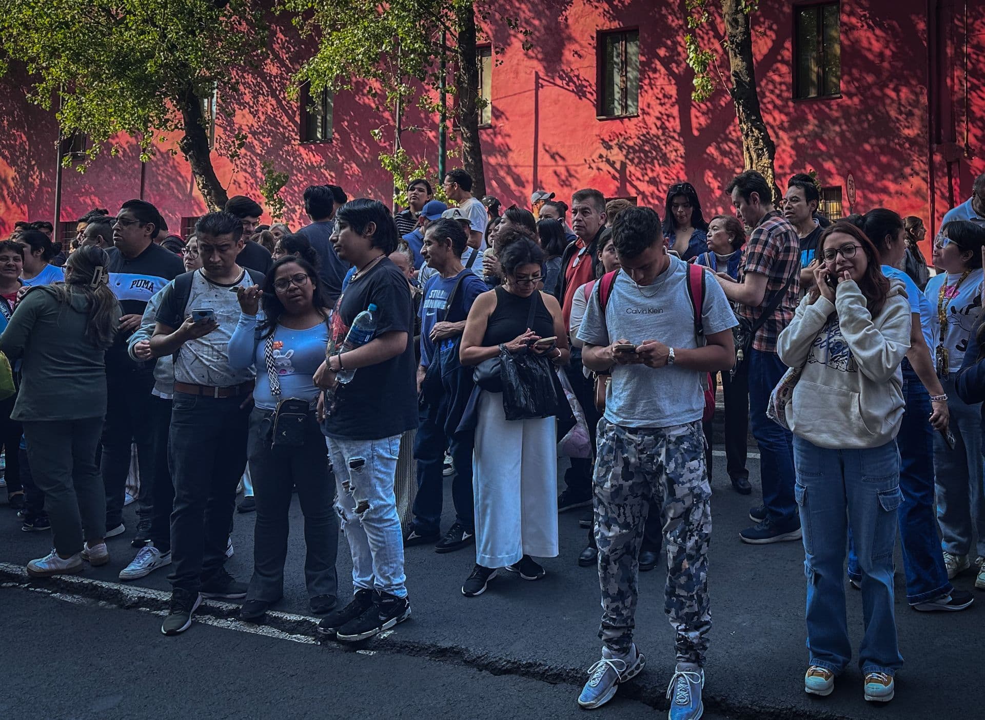 Evacuación por sismo en CDMX