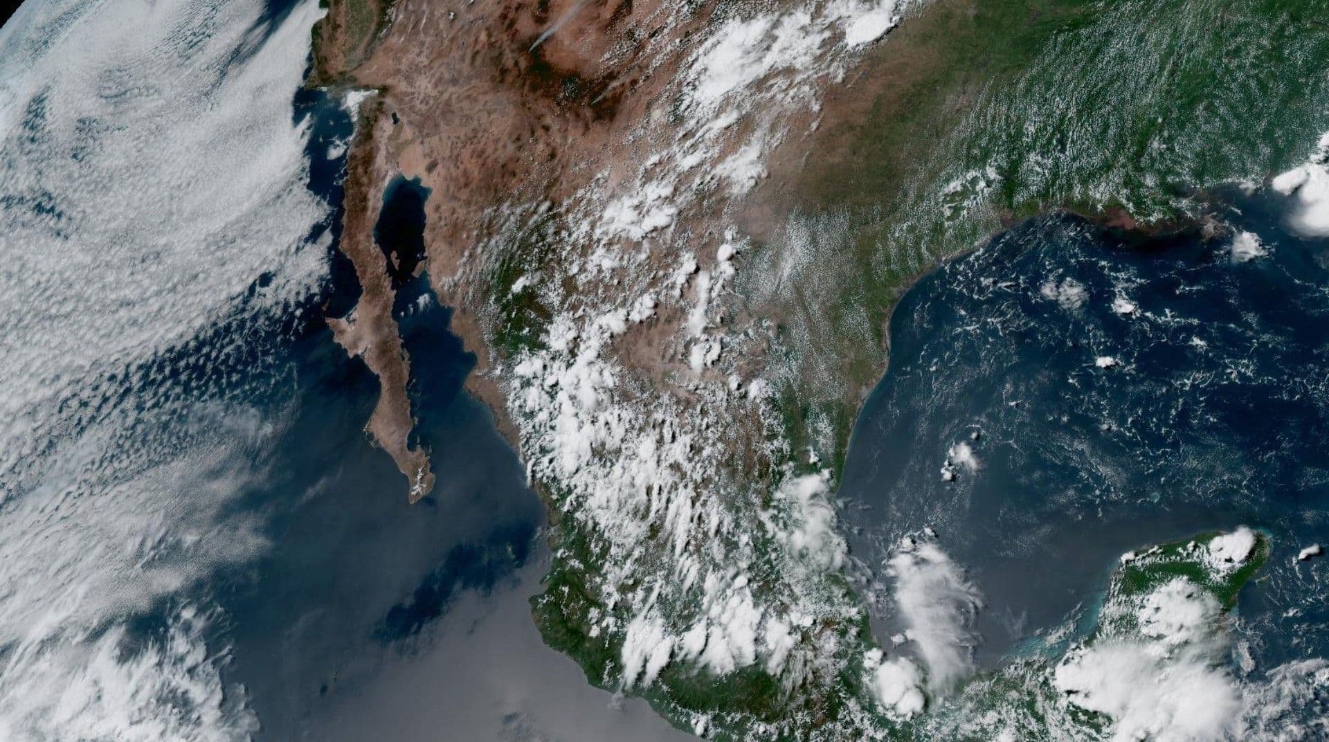 Vista de Sinaloa desde el espacio