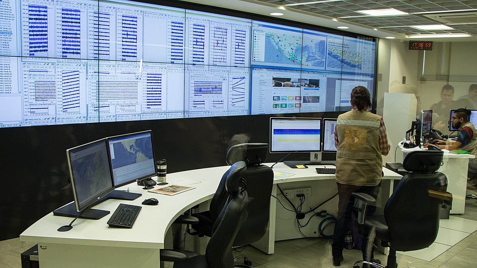 Instalaciones del Servicio Sismológico Nacional de la UNAM en 2018. Foto: Cuartoscuro | Archivo