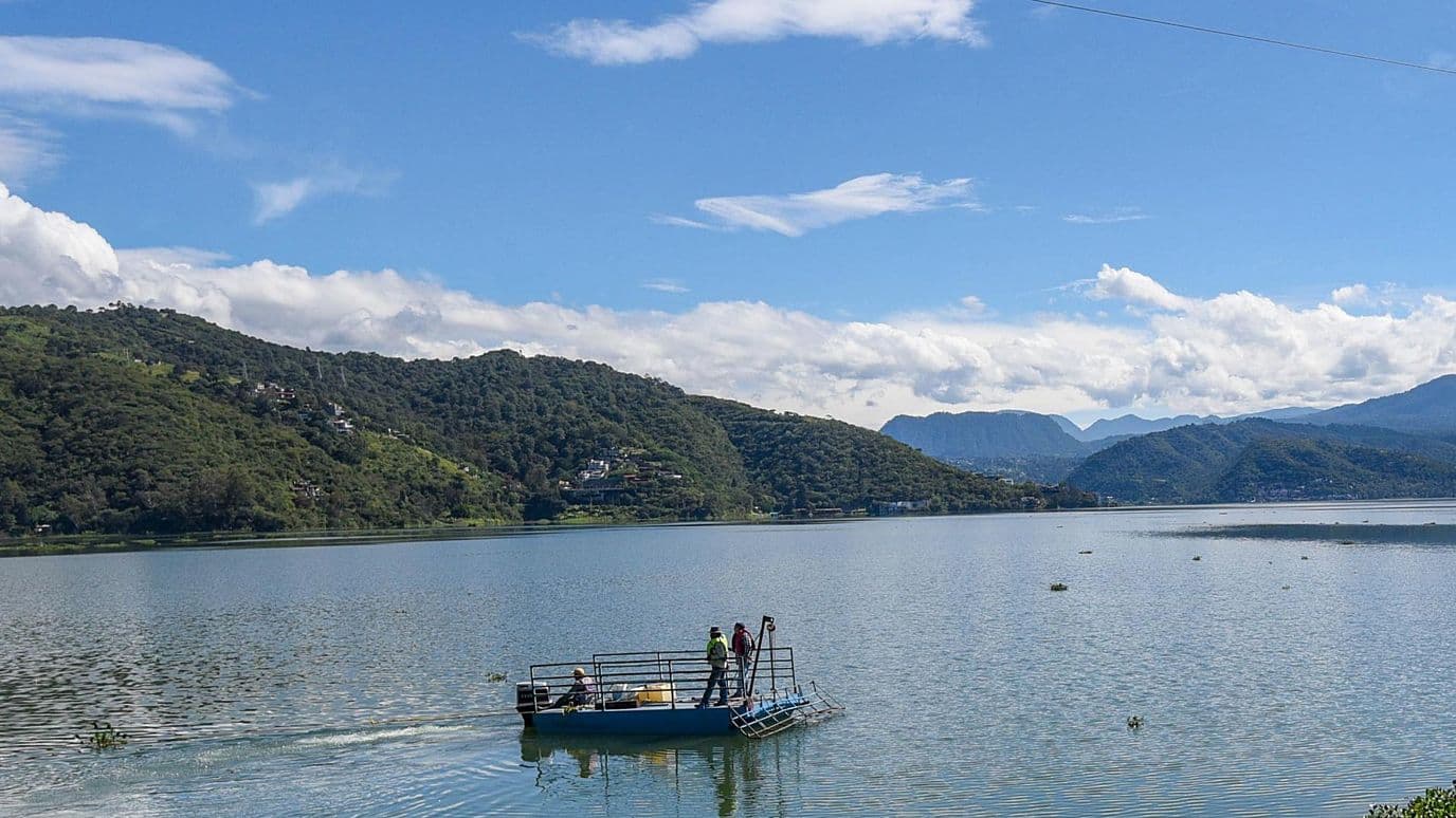 Presa Valle de Bravo del Sistema Cutzamala en octubre 2025. Foto: Cuartoscuro | Archivo