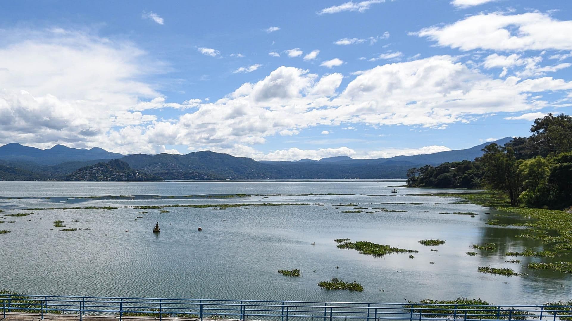 Presa Valle de Bravo del Sistema Cutzamala en octubre 2025. Foto: Cuartoscuro | Archivo