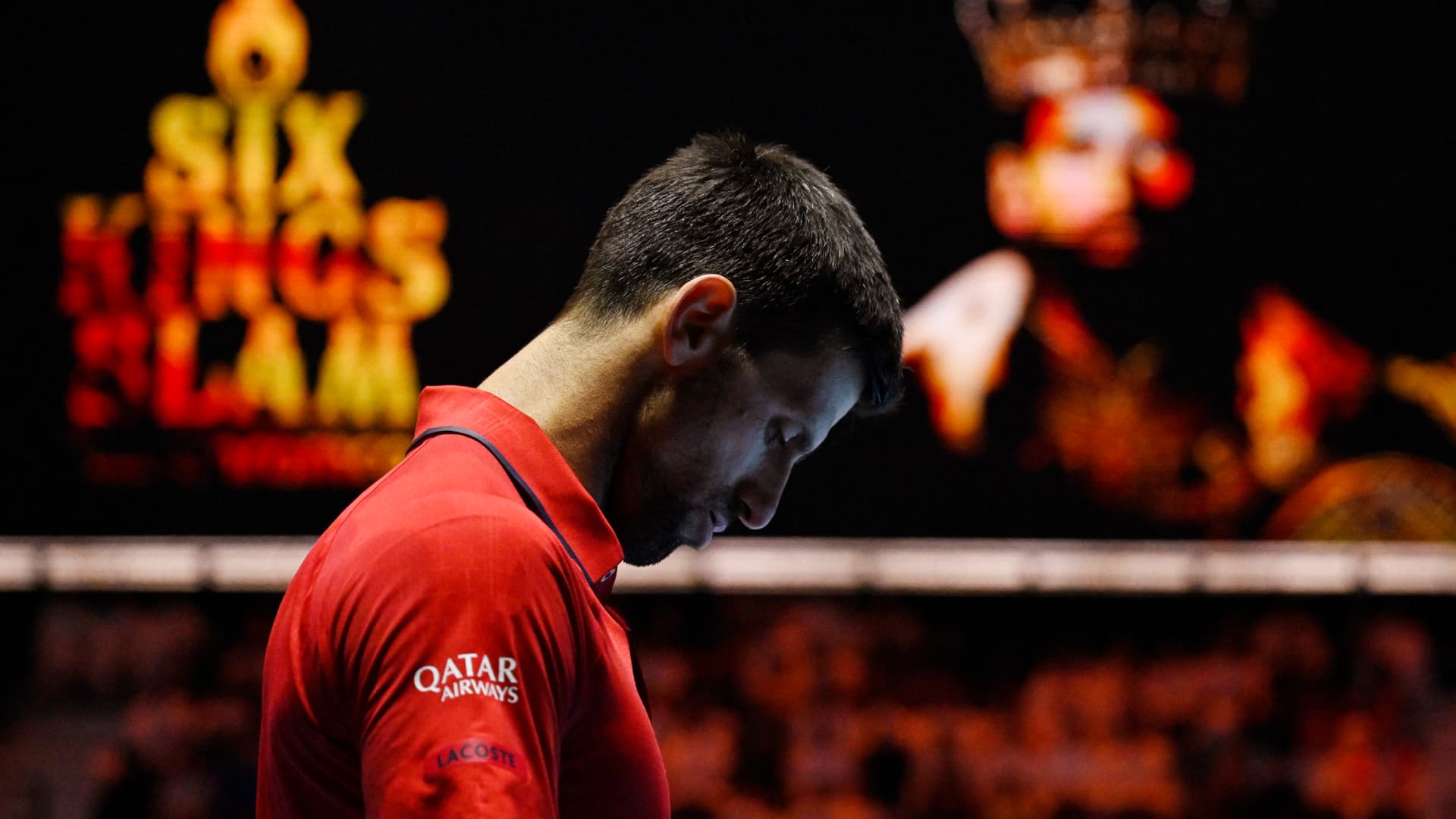 Novak Djokovic durante la edición 2025 del Six Kings Slam