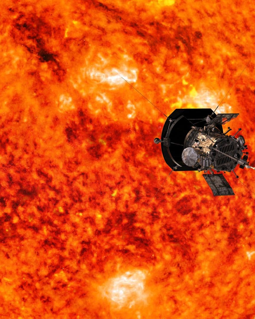 Sonda Parker de la NASA acercándose al Sol
