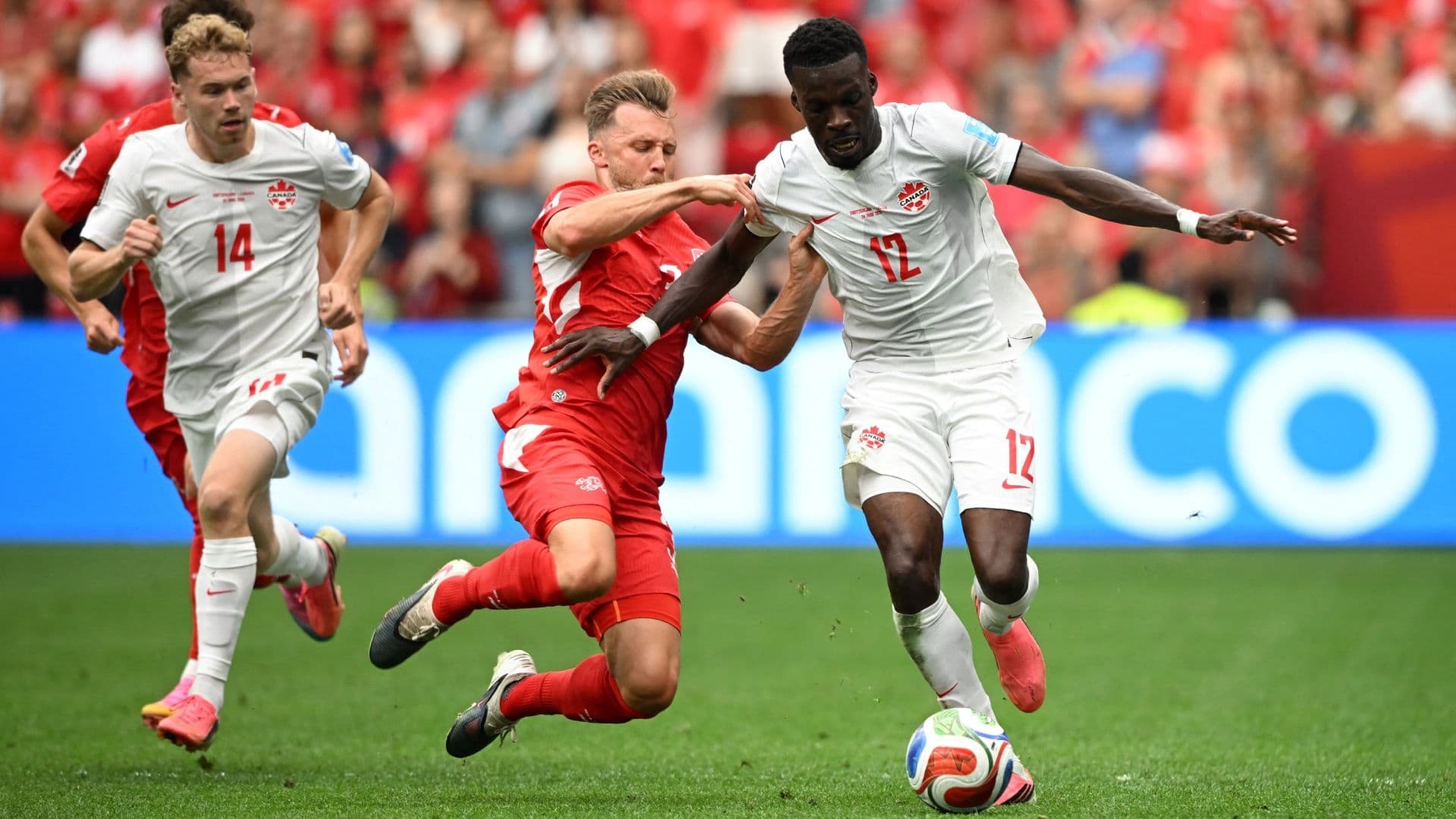 Suiza y Canadá se enfrentaron el tercer partido del Grupo B en el Mundial 2026