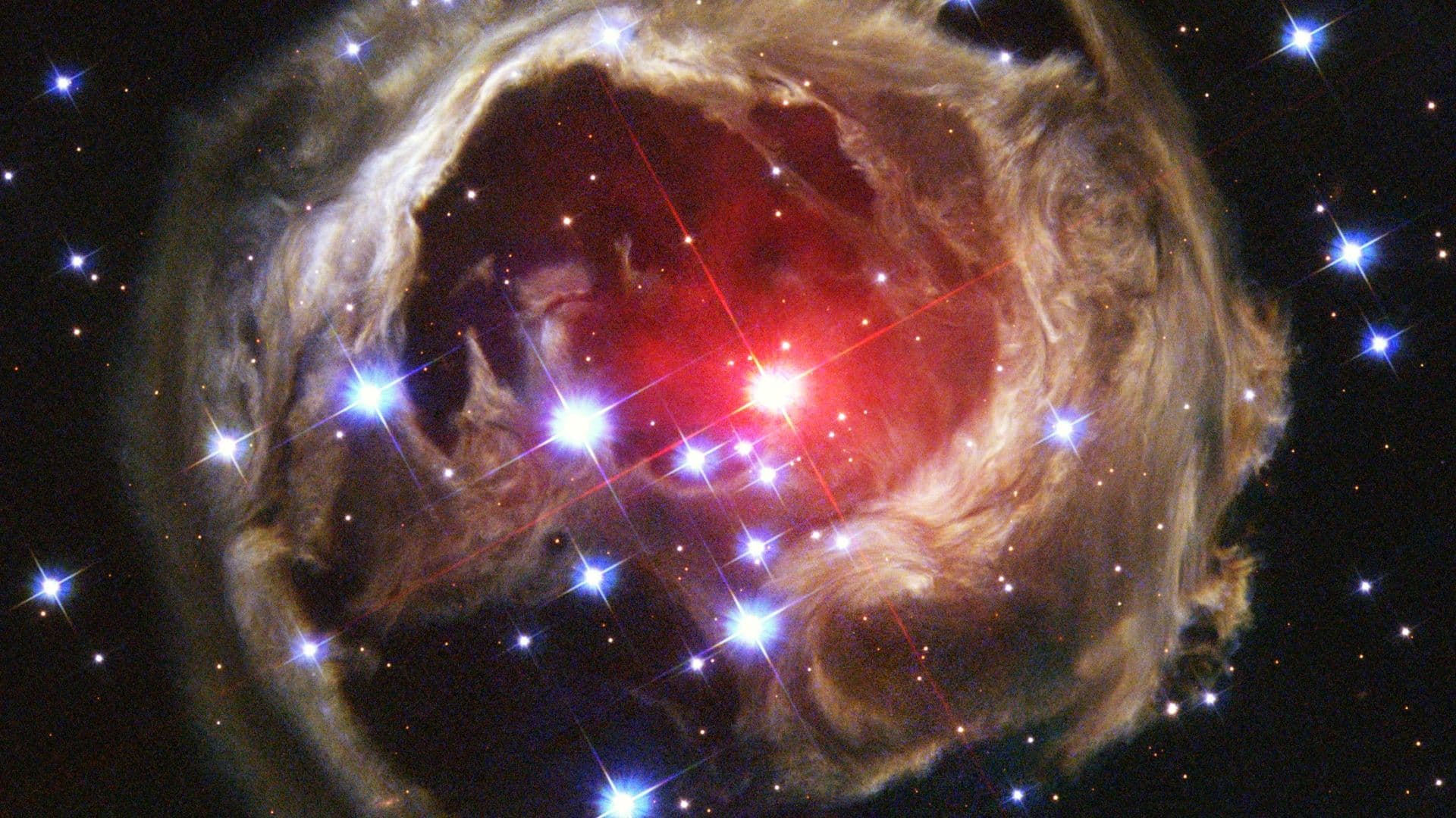 Ilustración de una supernova