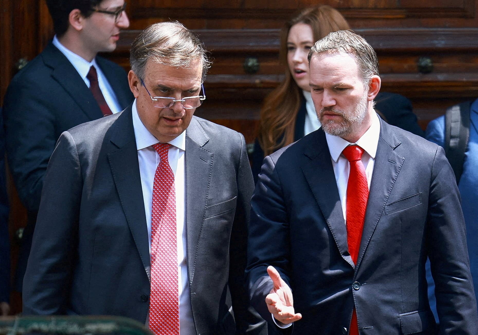 Marcelo Ebrard y Jamieson Greer