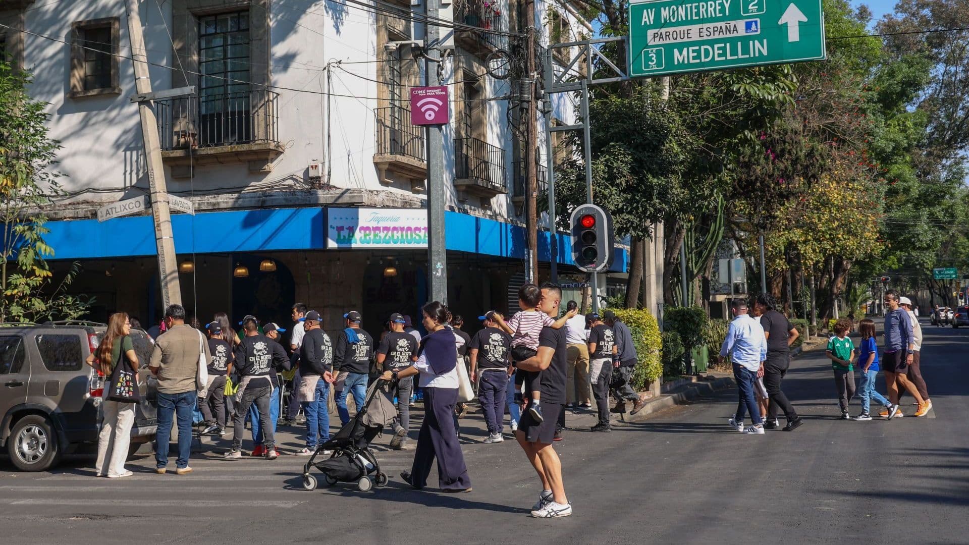 Evacuación por sismo en CDMX