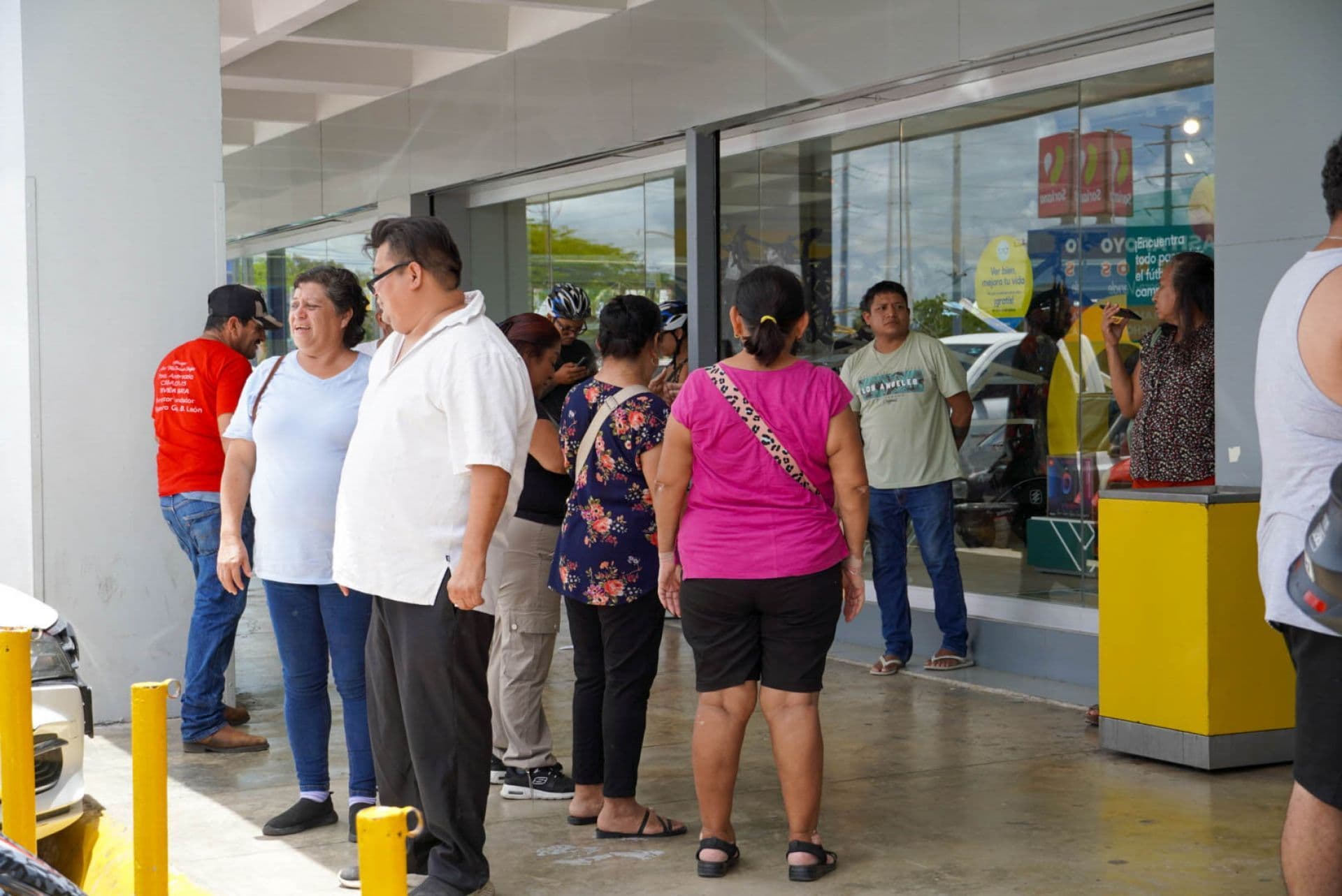 Evacuación por sismo en Cancún, Quintana Roo