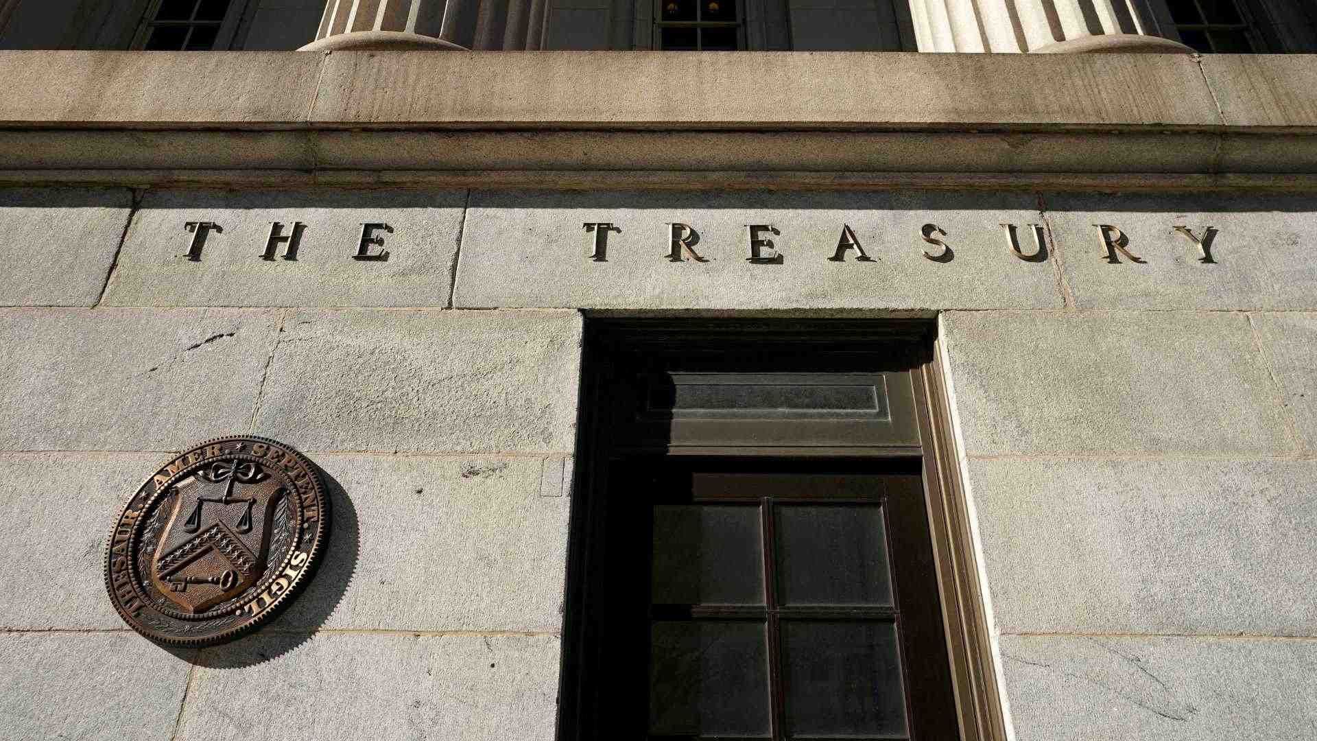 Edificio del Tesoro de Estados Unidos en Washington D. C. Foto: Reuters | Archivo