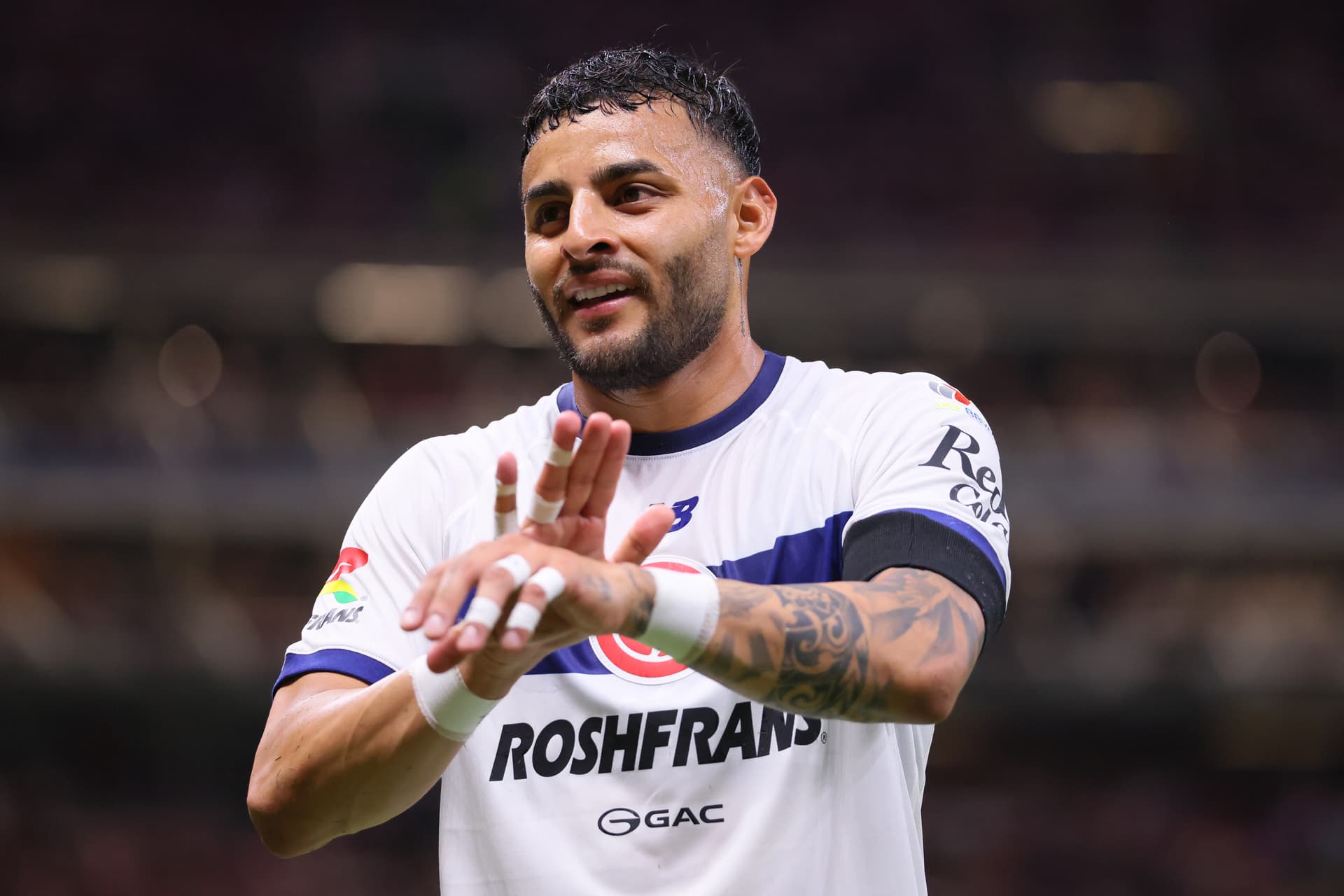 Alexis Vega, jugador del Toluca, en un partido del Apertura 2026 de la Liga MX