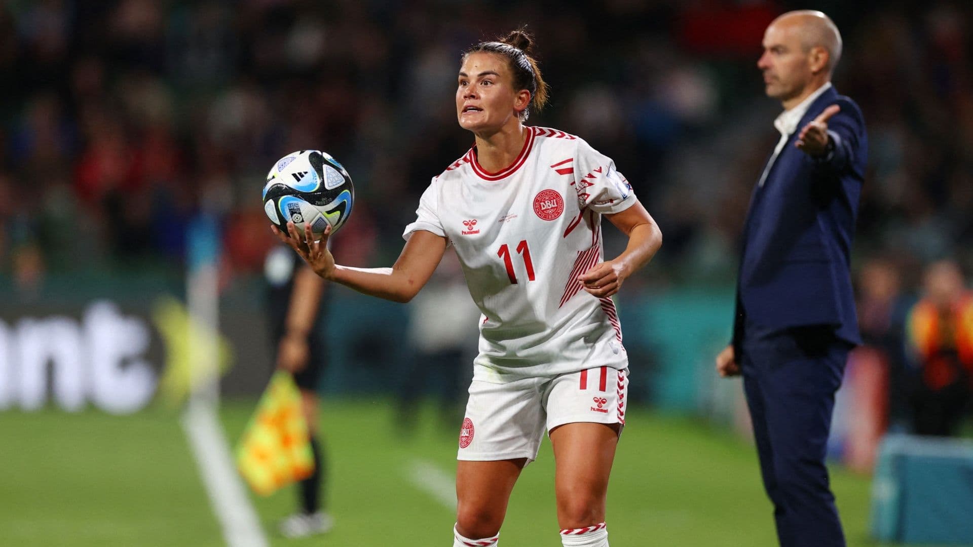 Katrine Vejel ha disputado más de 170 partidos con la selección femenina de Dinamarca,