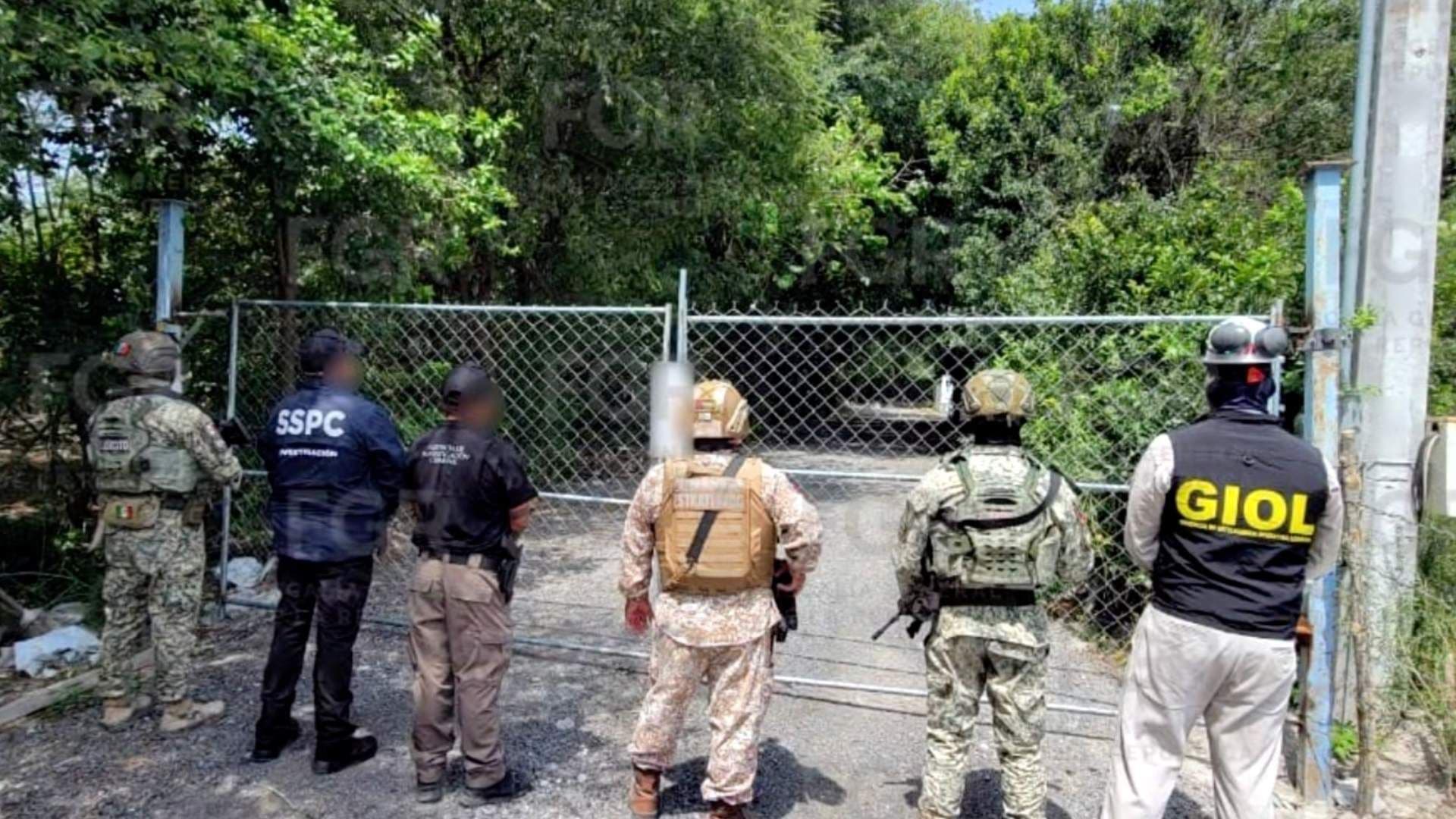 El inmueble donde fue localizada la toma clandestina