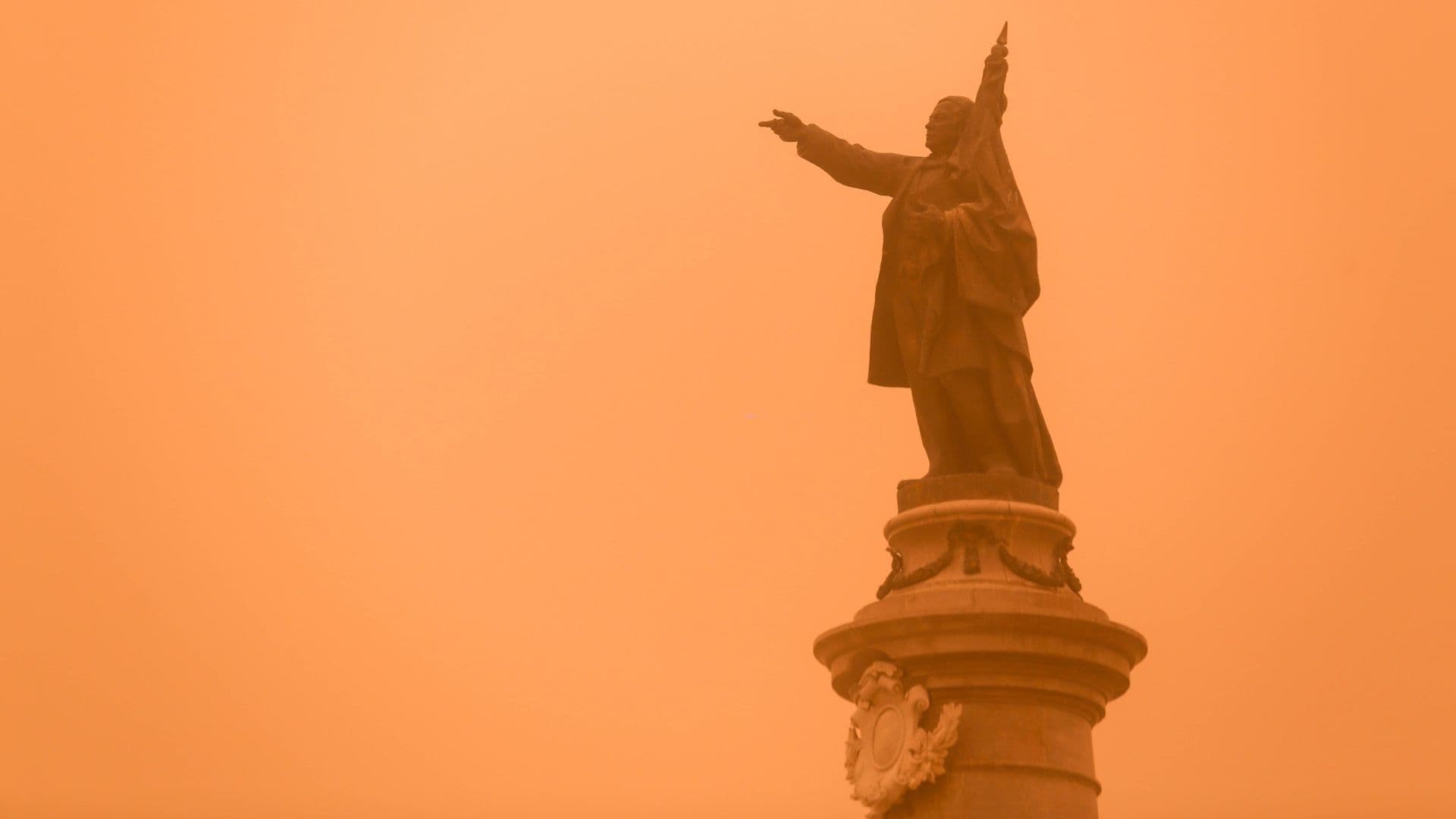 Ciudad Juárez y El Paso vivieron una fuerte tormenta de arena en marzo 2025. Foto: Cuartoscuro | Archivo