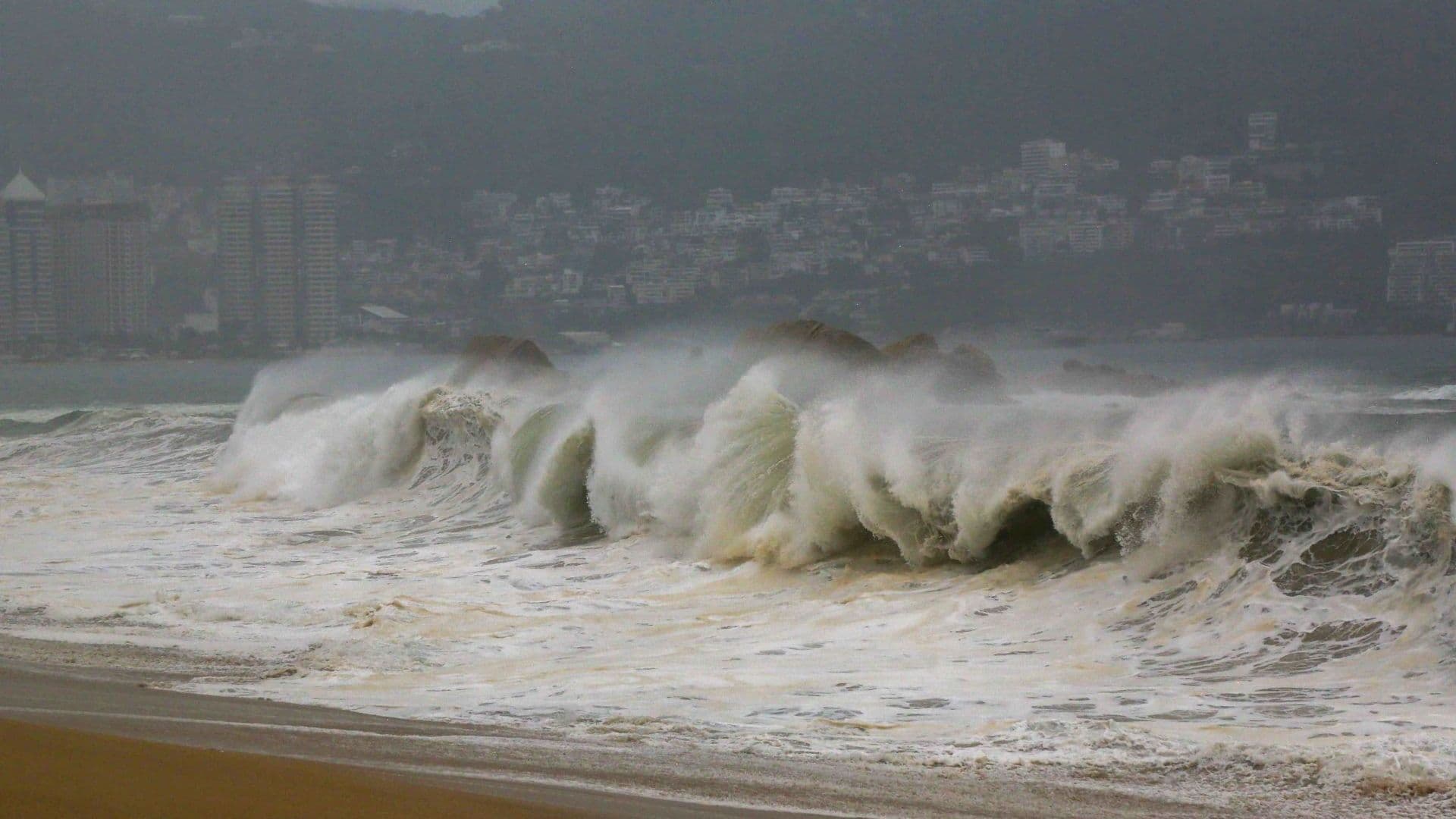 Efectos de la tormenta tropical Boris, en Acapulco