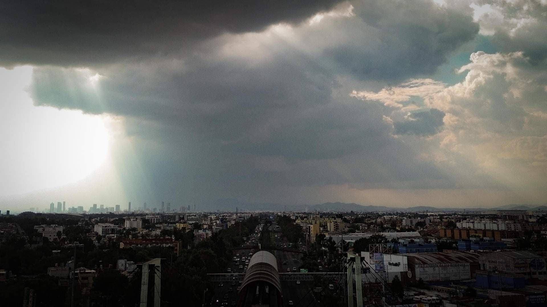 Lluvia intensa en la Ciudad de México (CDMX) en agosto 2025. Foto: Cuartoscuro | Archivo