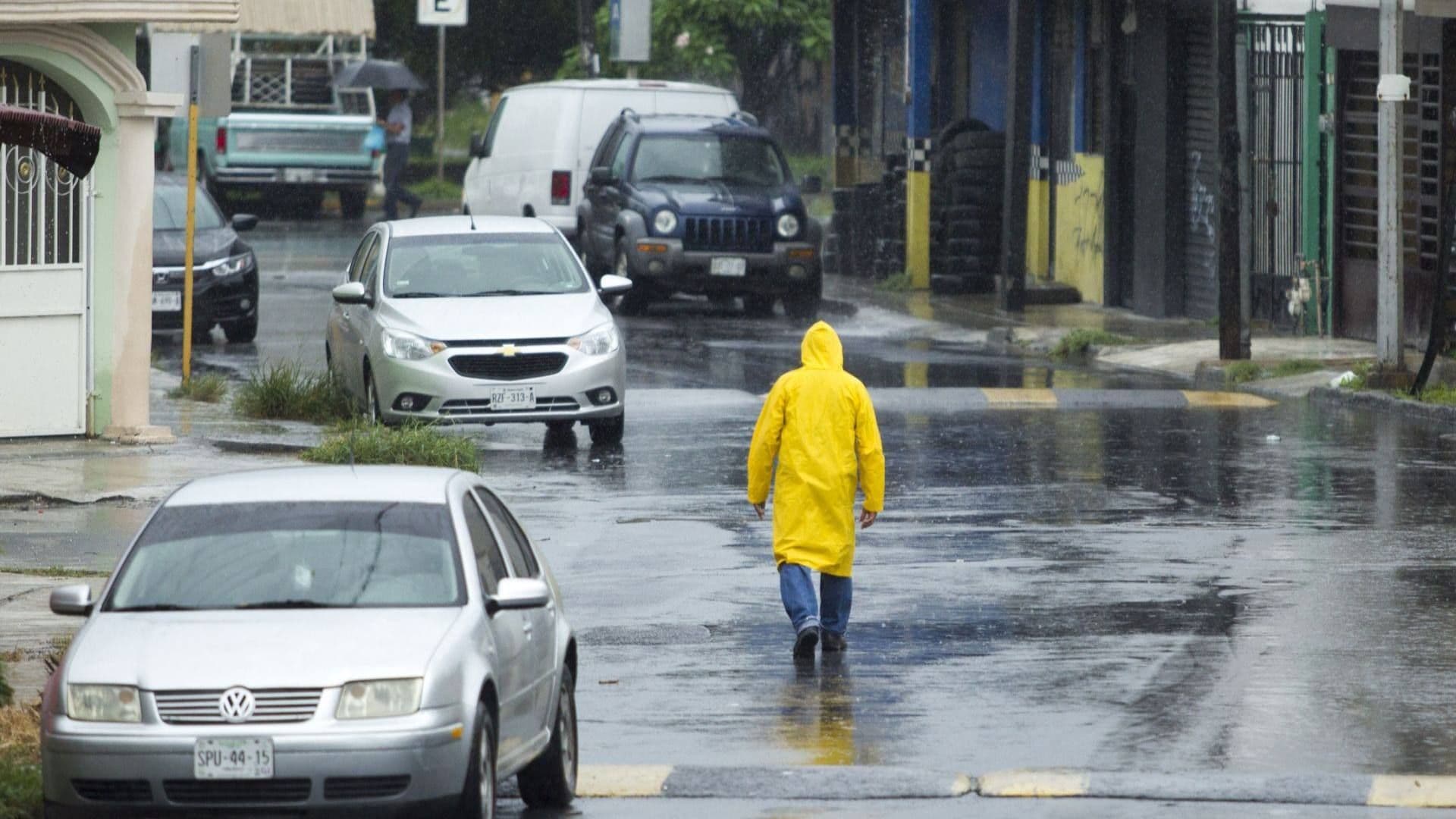 Lluvias por tormenta tropical en Nuevo León