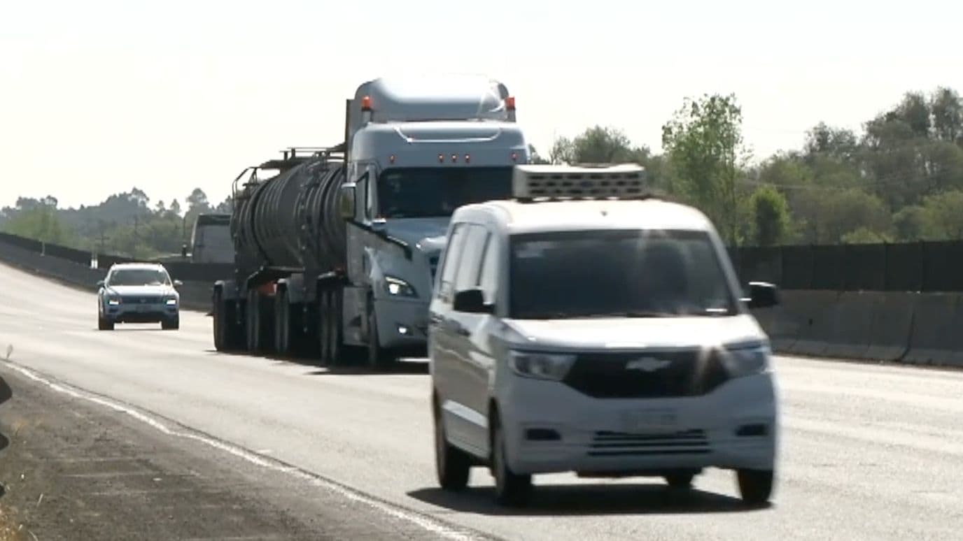 Cierre temporal en acceso a la autopista México-Puebla desde San Martín Texmelucan.