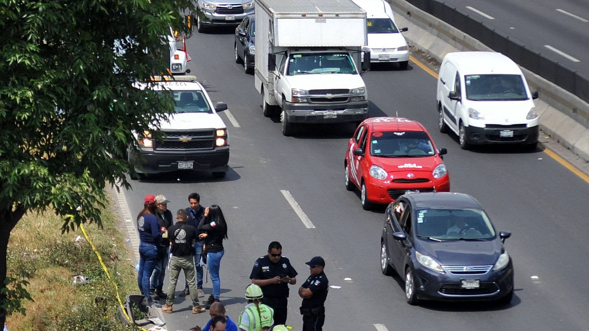 Operativo vial luego de accidente en la autopista México-Querétaro en marzo 2019. Foto: Cuartoscuro | Archivo