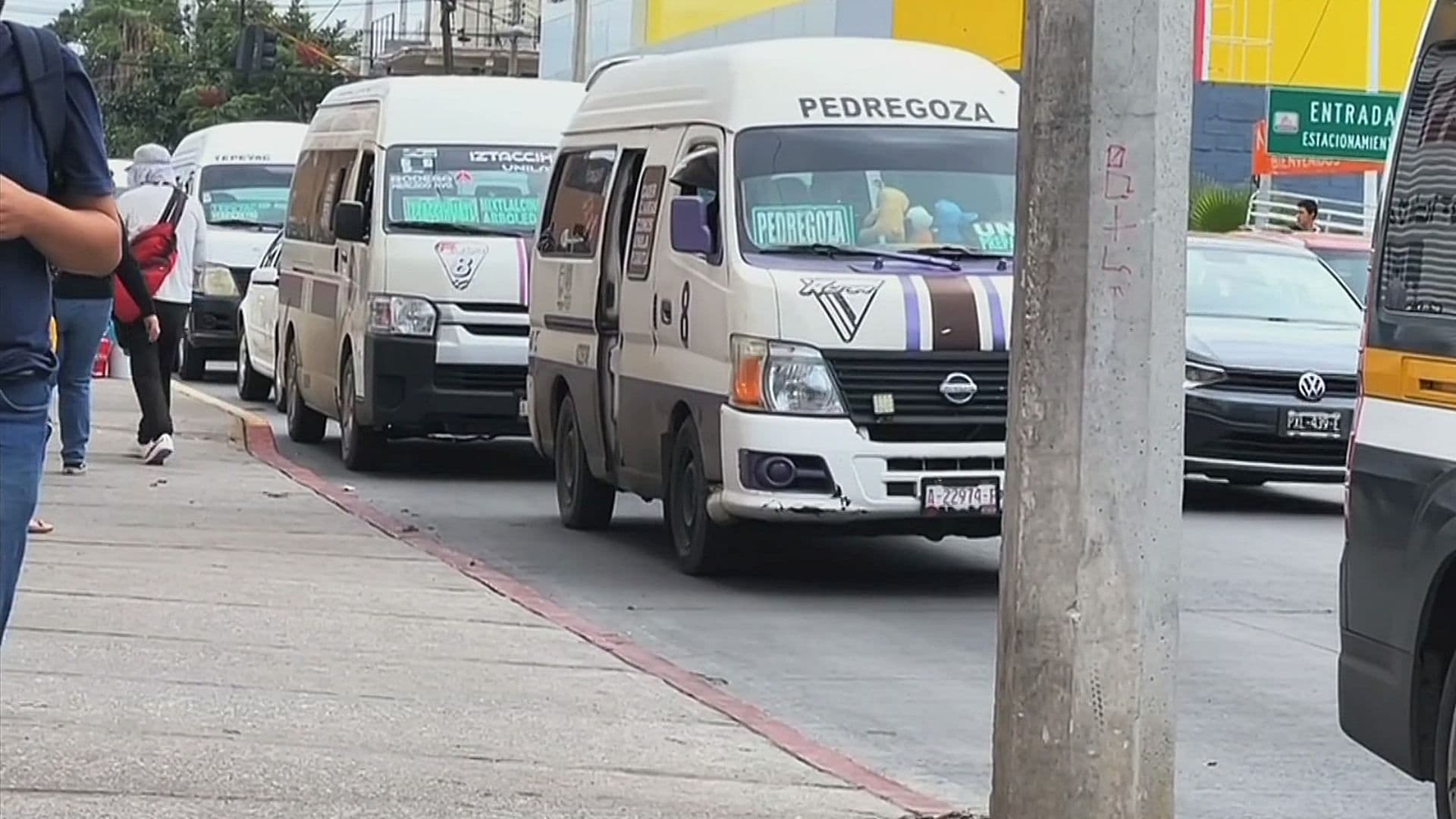 De 2024 a la fecha, al menos 15 conductores de combis y checadores han sido asesinados en Cuautla. Foto: Captura de pantalla