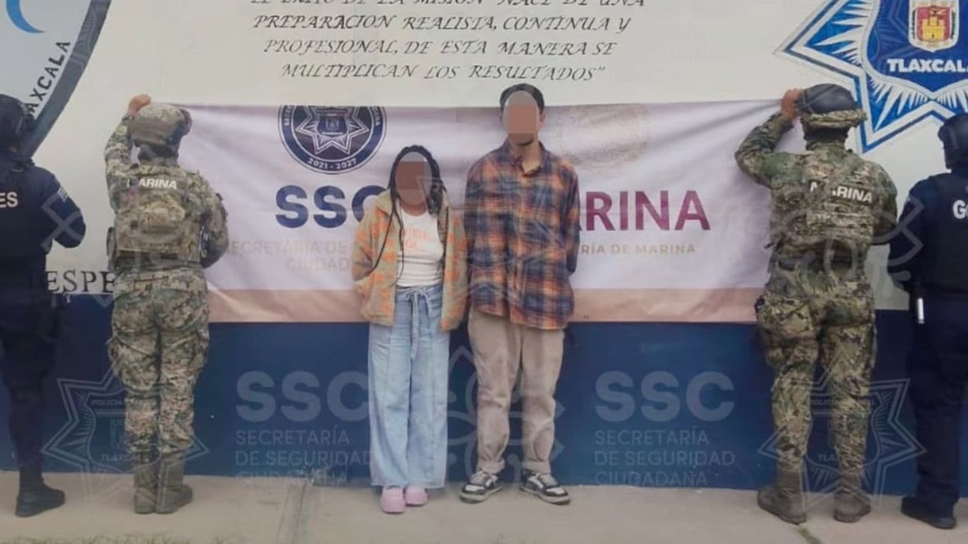 Detenidos Dos Hombres Una Mujer Posesión Droga Cristal Marihuana Tlaxcala