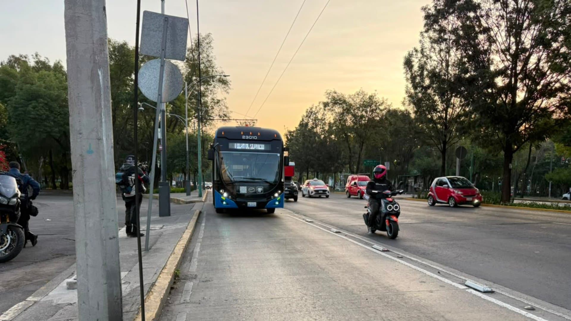 Robo de cable del Trolebús CDMX