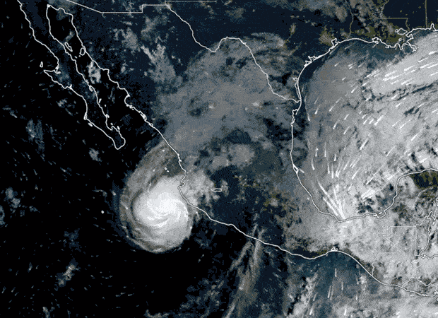 Trayectoria del huracán Trudy