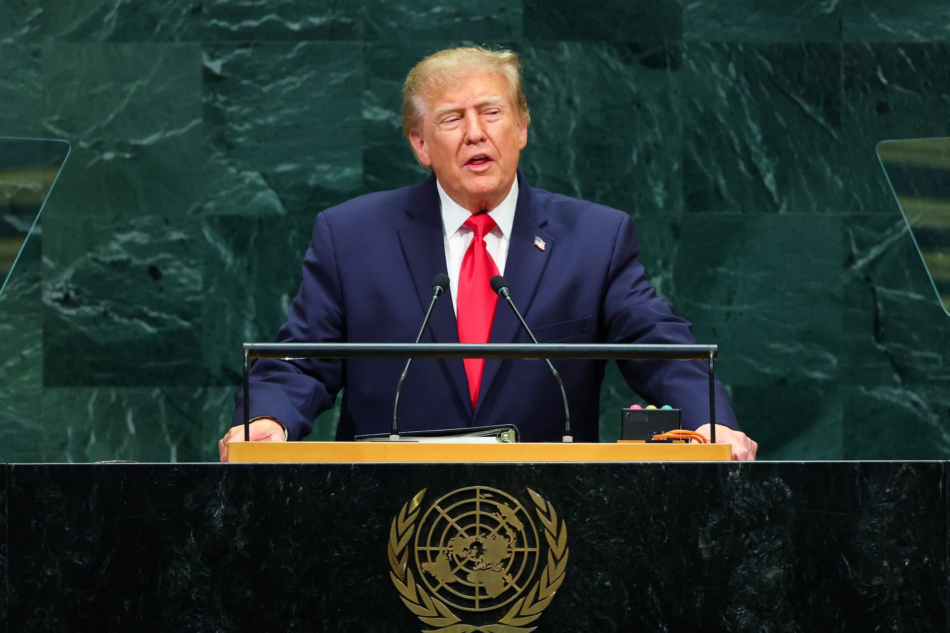 Trump da discurso en la ONU