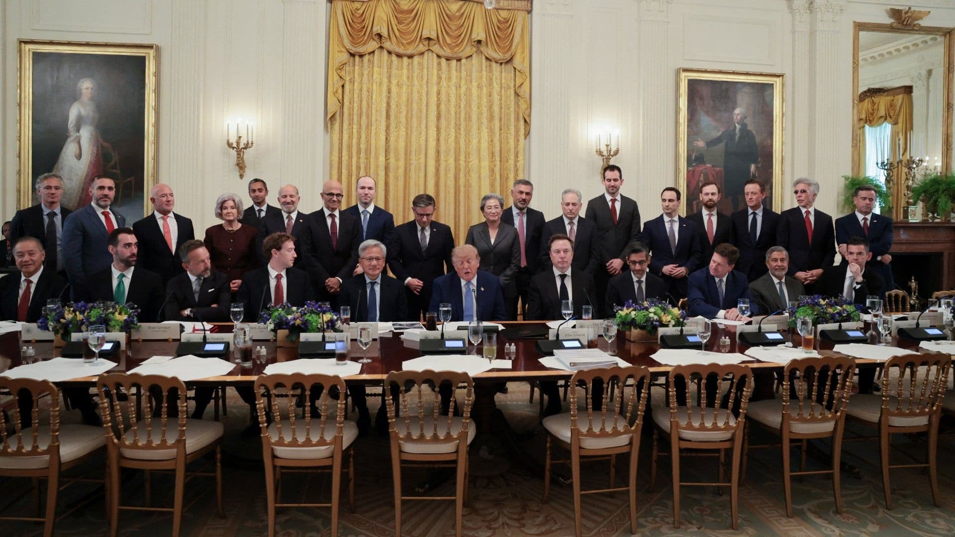 Donald Trump en un foro tecnológico