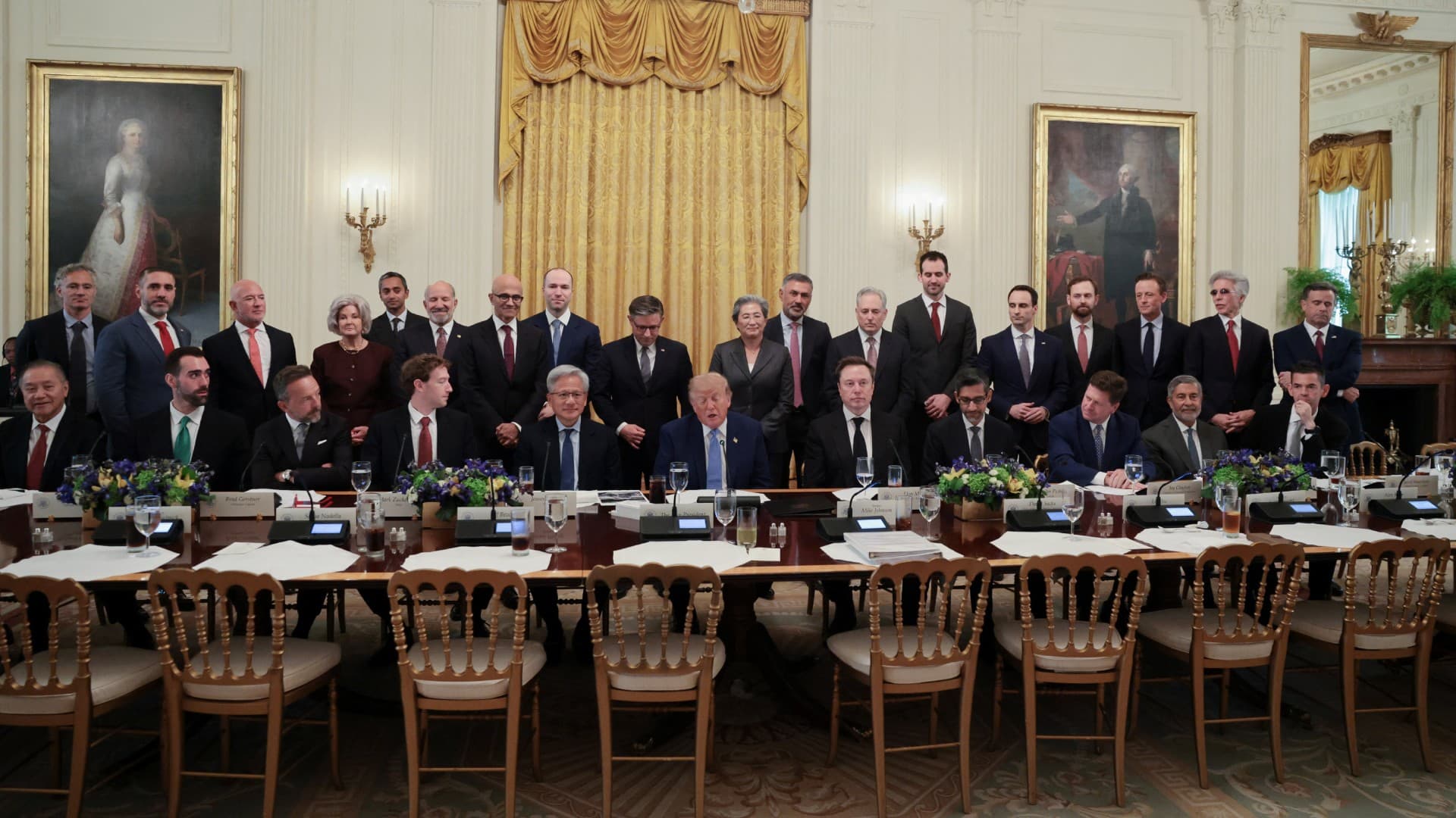 Donald Trump en un foro tecnológico