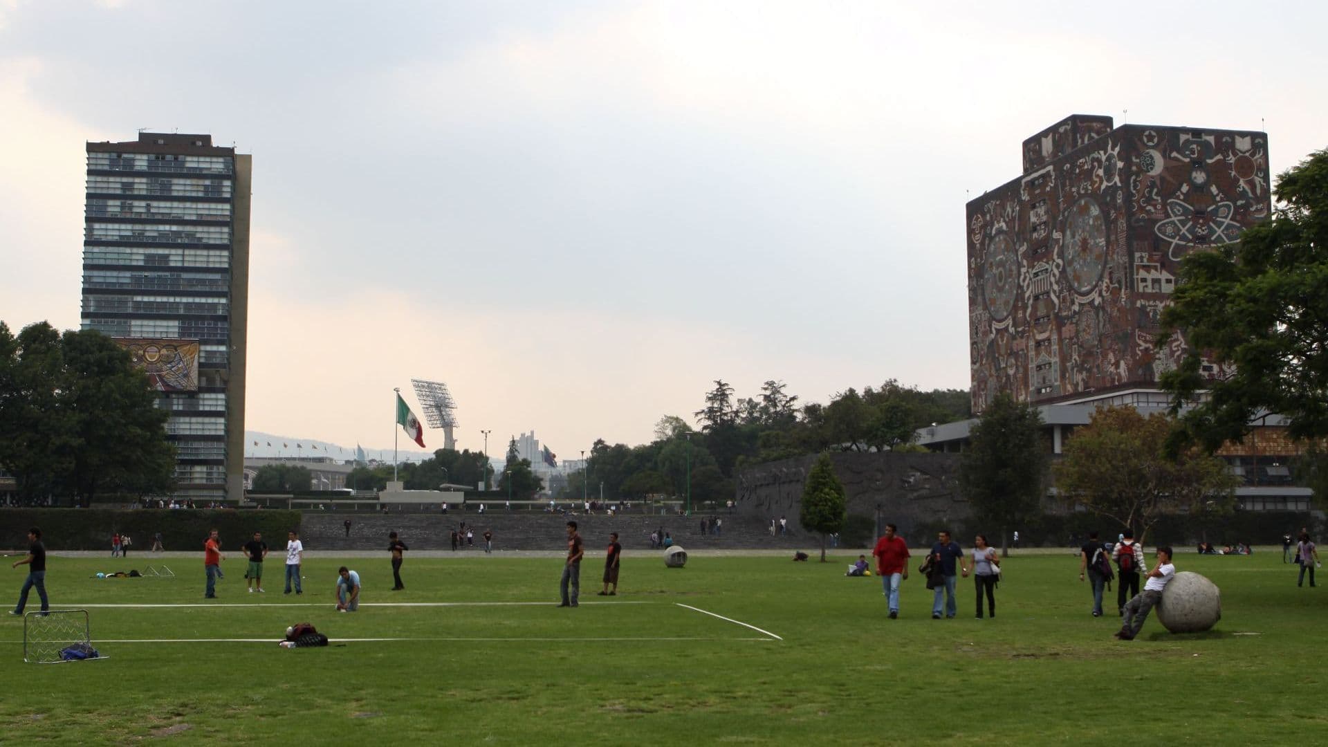 Estudiantes en la UNAM