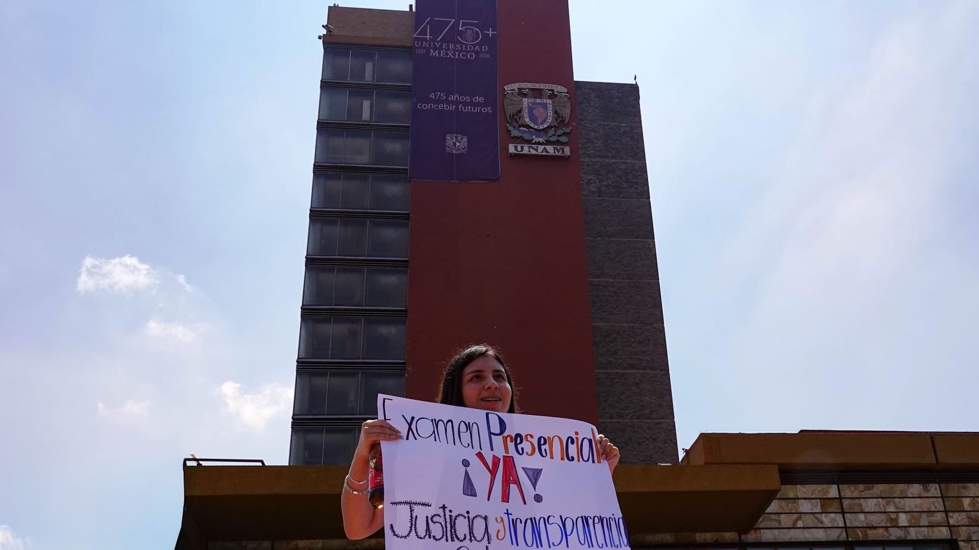 Protesta en Ciudad Universitaria