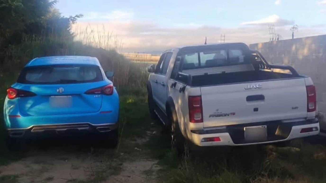 Localizados Desvalijados Dos Vehículos Robados Barrio Santa Anita Huamantla Tlaxcala