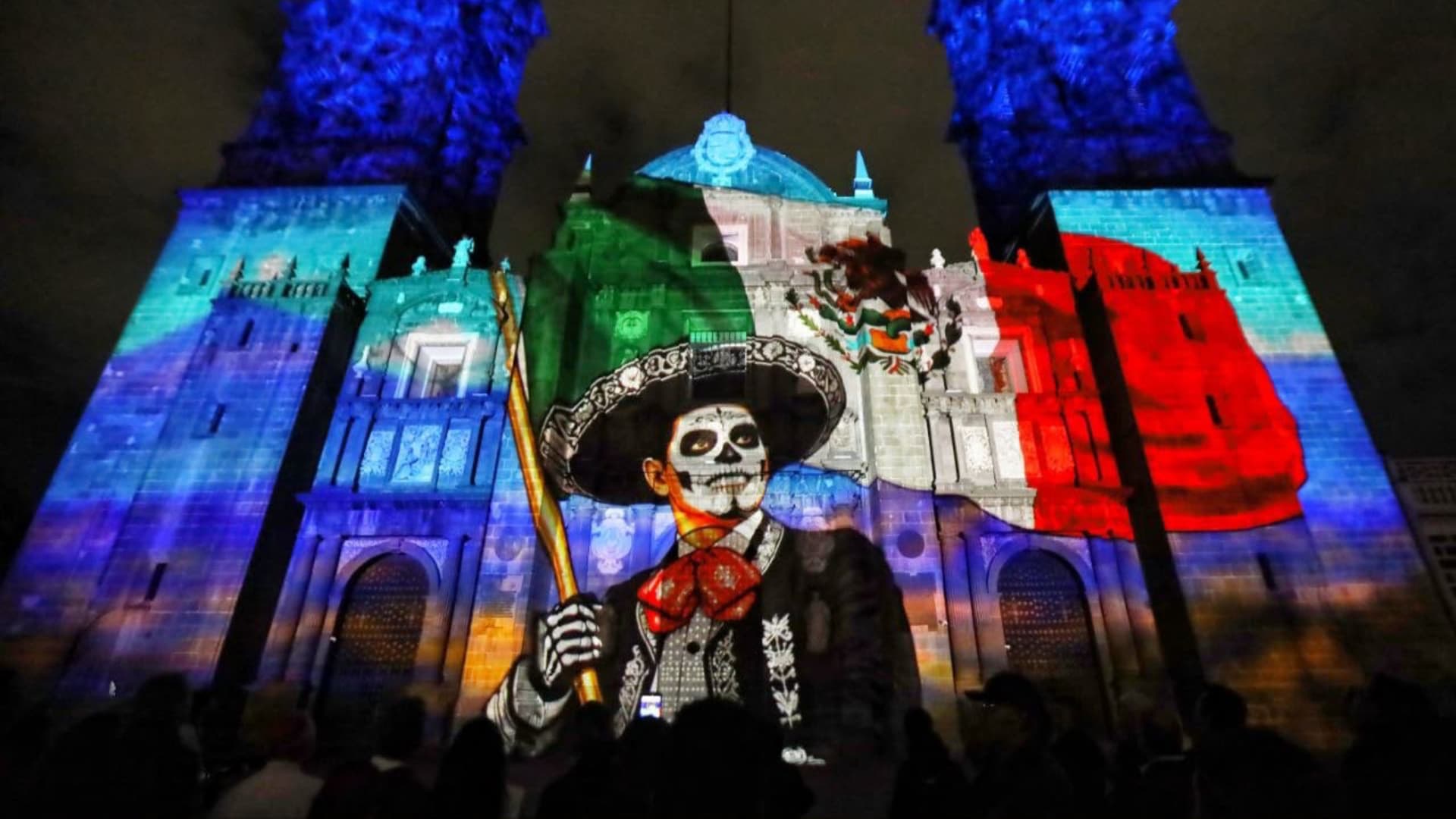 Proyección Videomapping Día de Muertos 2026 Fachada Catedral Puebla Fechas Horarios