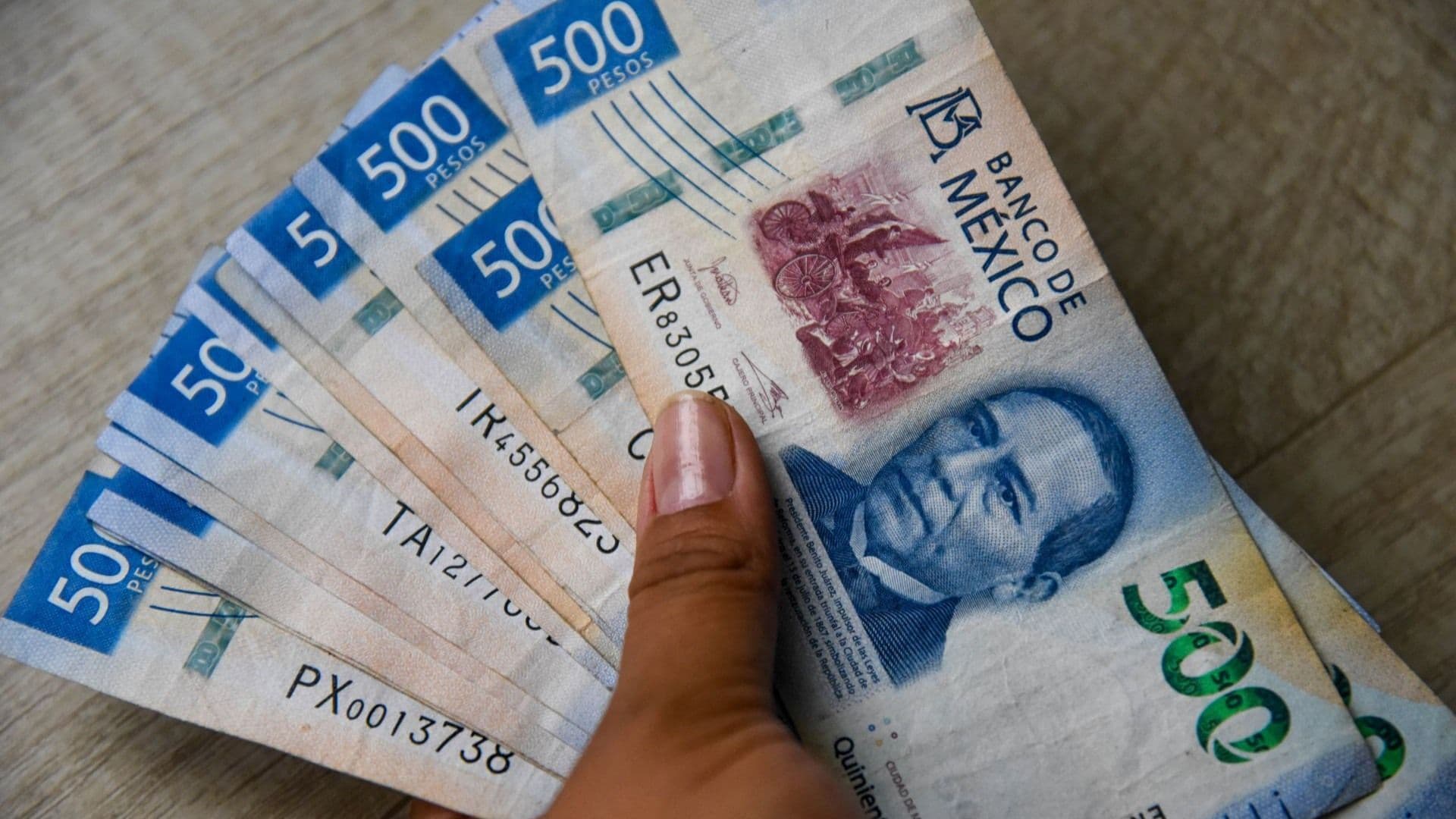 Aspectos de billetes mexicanos de 500 pesos