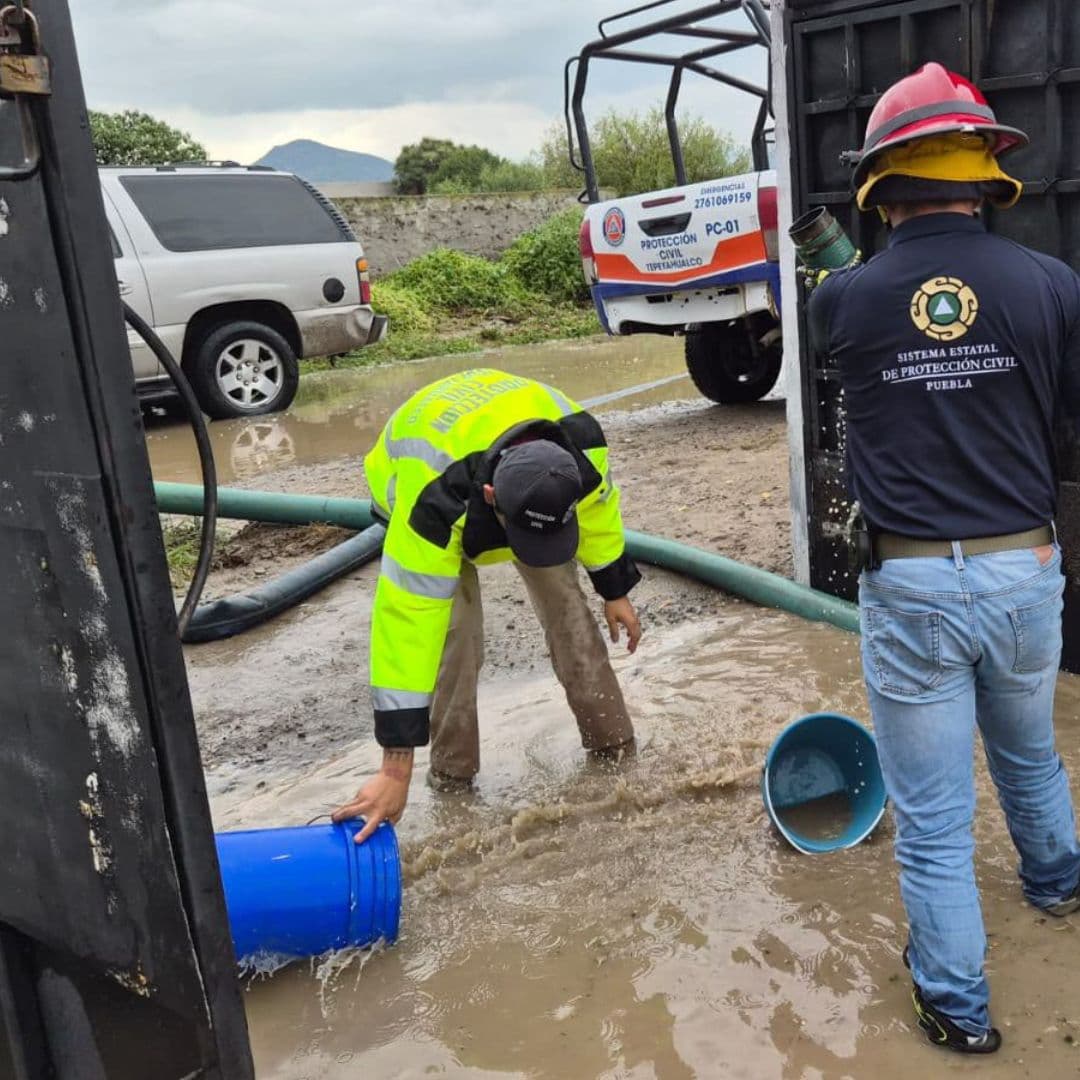Se Registran 10 Viviendas Afectadas por Lluvias en Tepeyahualco de Hidalgo, Puebla