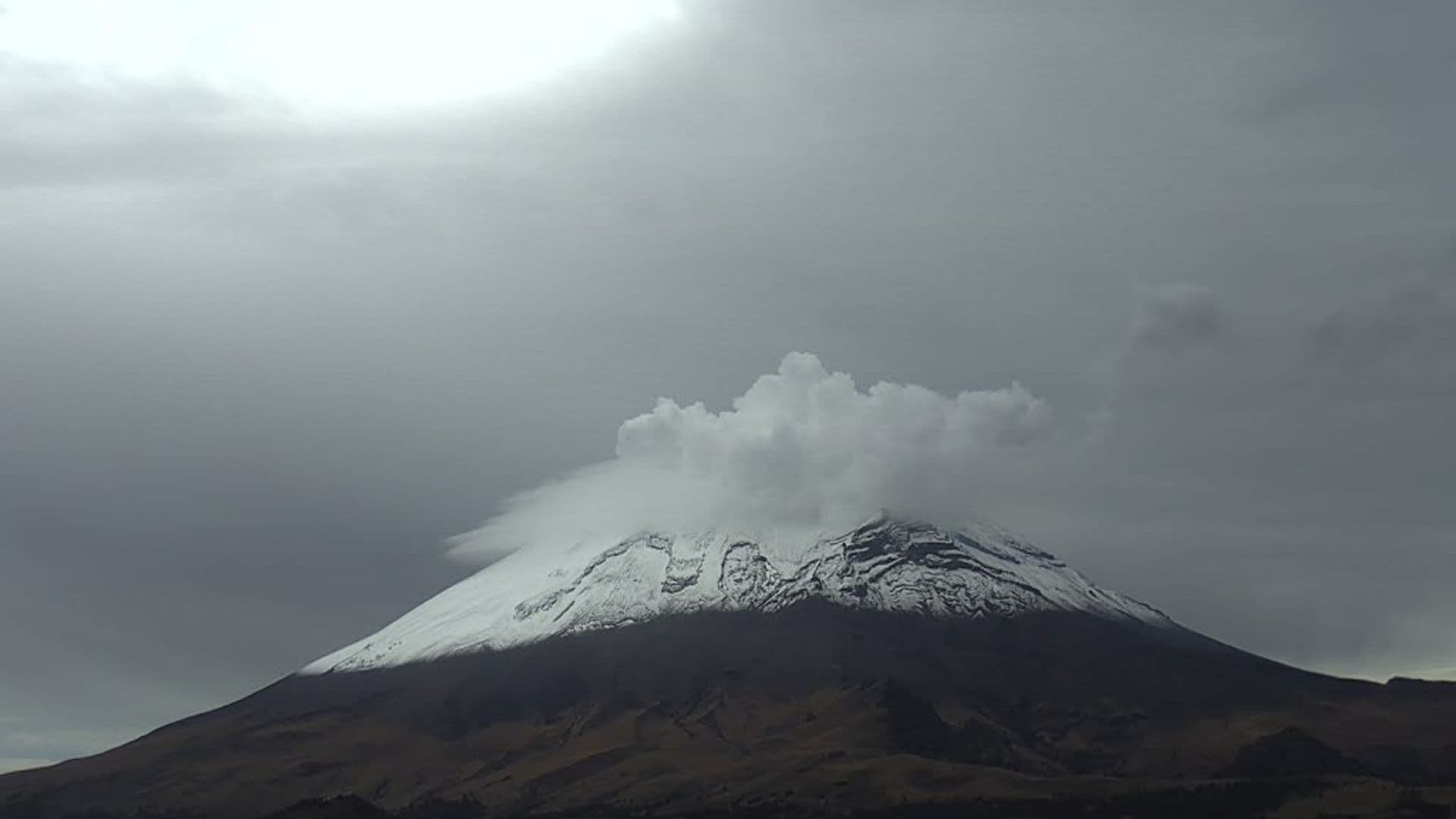 Volcán Popocatépetl Nevado Imágenes del Martes 25 de Agosto de 2026