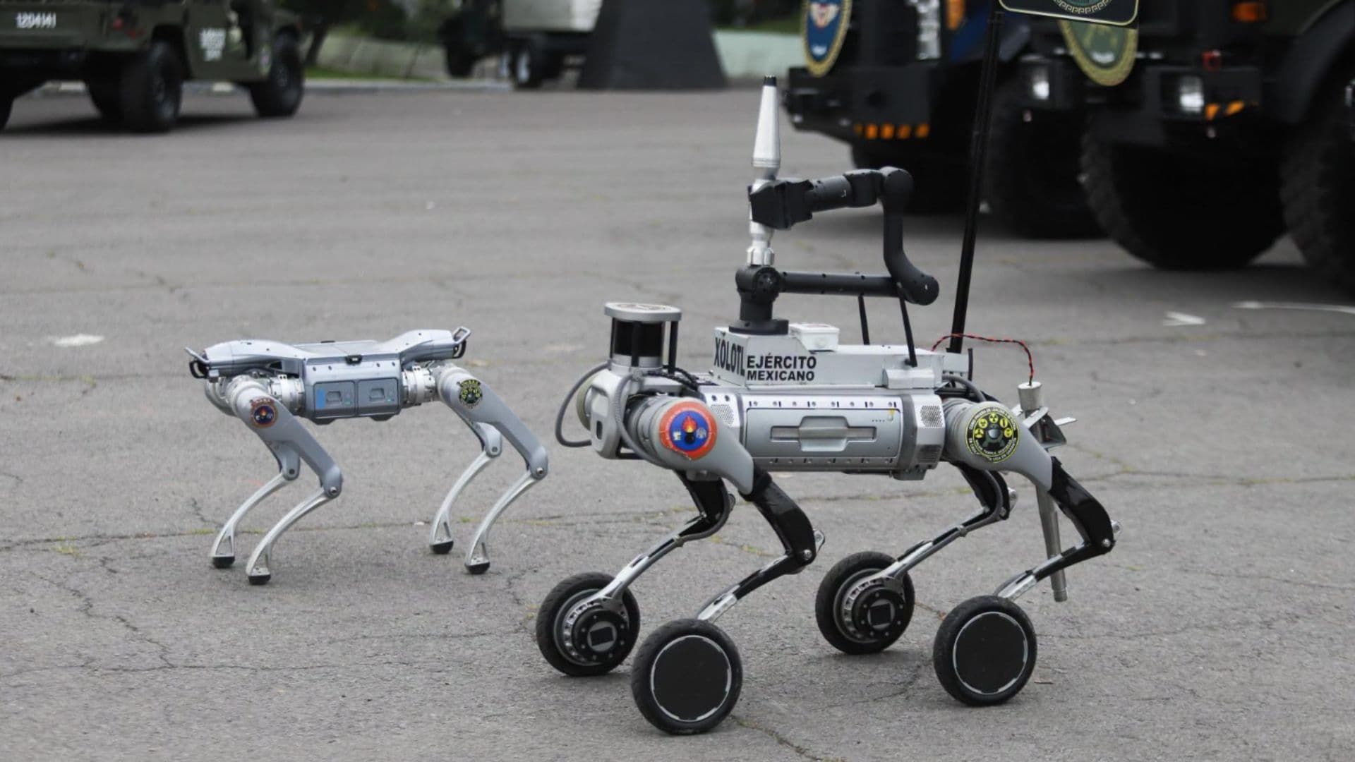 Ejército Mexicano Presenta a ‘Xólotl’, Perro Robot que Desactiva Explosivos