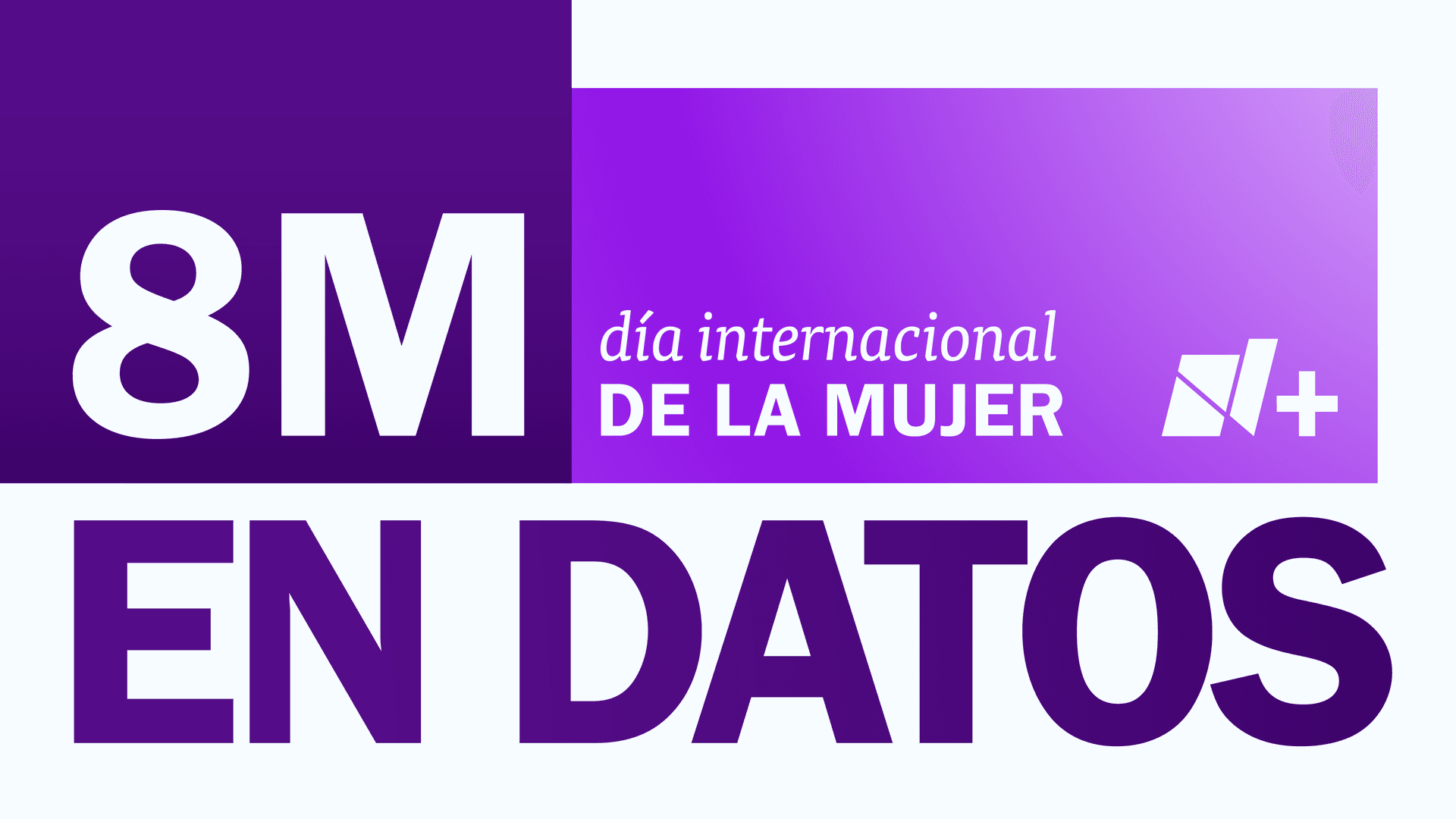 8M Día internacional de la mujer en datos