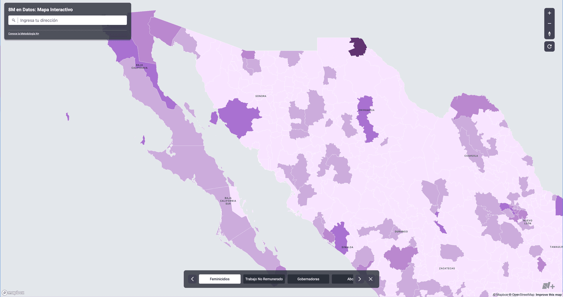 Feminicidios en México