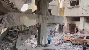 Foto: Ataque Aéreo Sobre Edificio Residencial en Ráfah Deja 8 Muertos