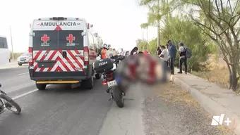 Muere Motociclista Arrollado en la Carretera Mieleras de Torreón