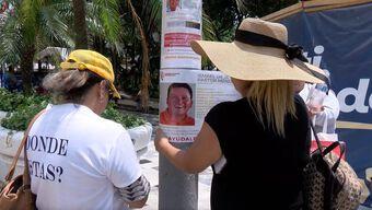 Pegan fotos de personas desaparecidas en Veracruz