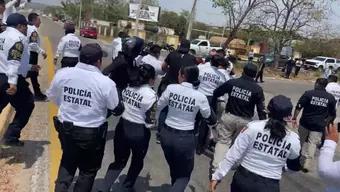 FOTO: Pelea Campal de Policías en Campeche