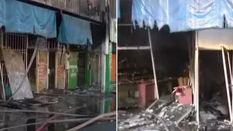 Incendio Daña Siete Locales en Mexicali